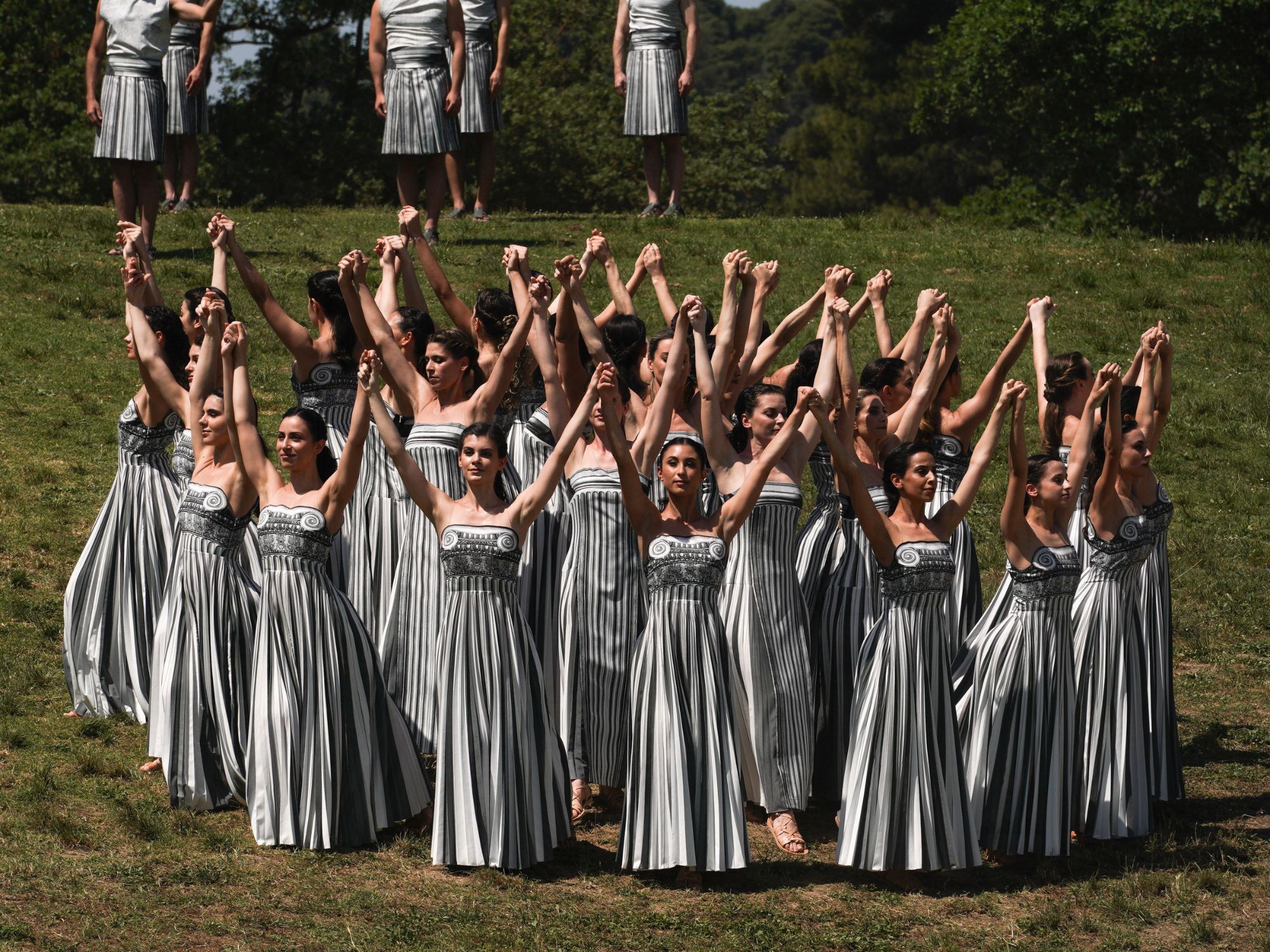 Η Επίσημη Πρόβα της Τελετής Αφής της Ολυμπιακής Φλόγας