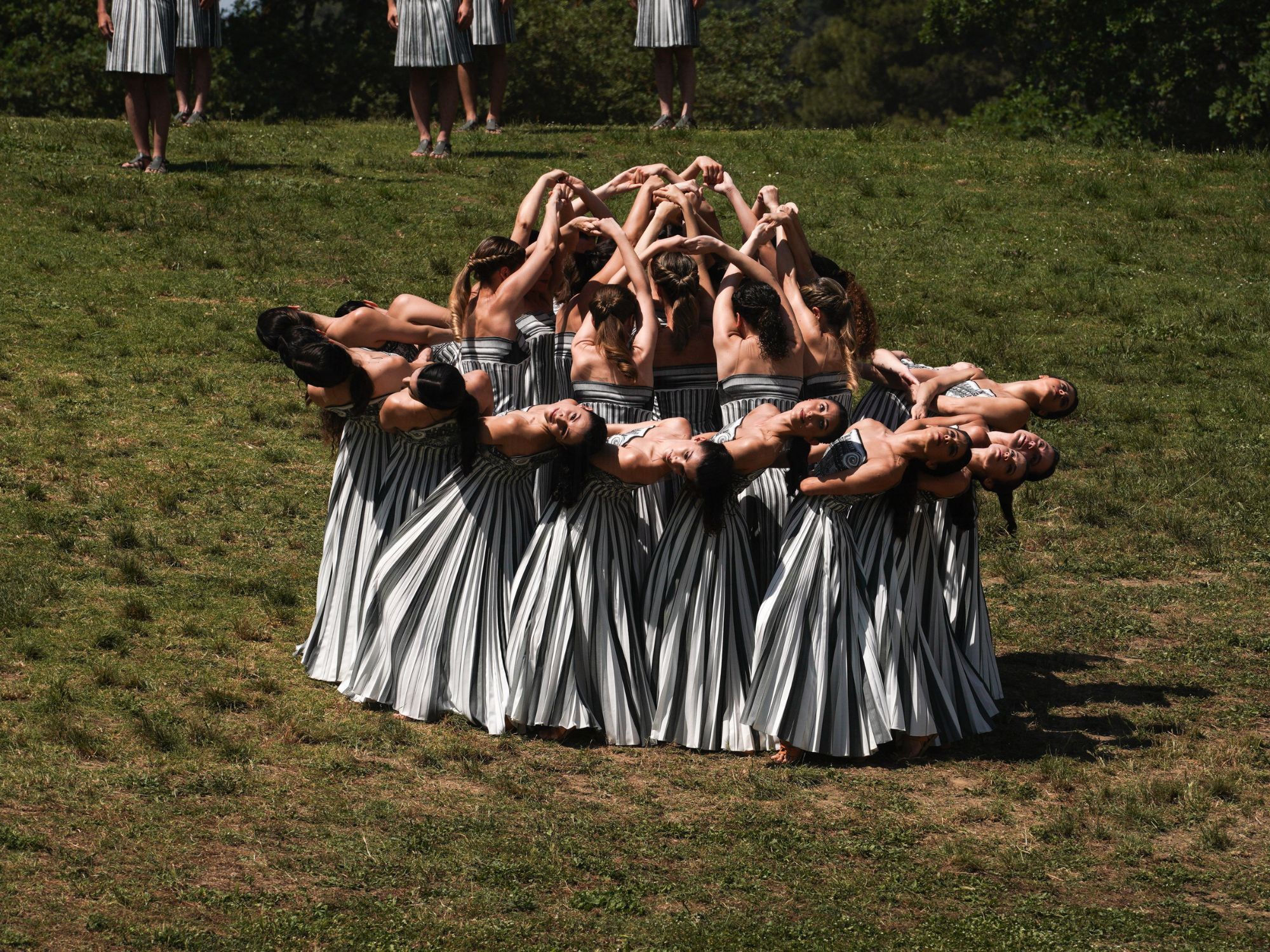 Η Επίσημη Πρόβα της Τελετής Αφής της Ολυμπιακής Φλόγας