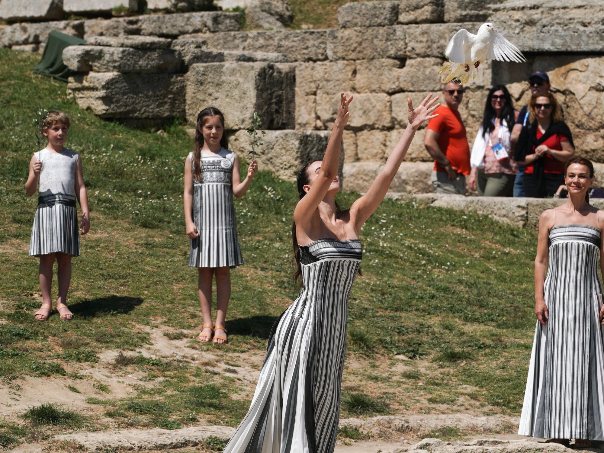 Υπό τους ήχους της μουσικής του συνθέτη Δημήτρη Παπαδημητρίου η Επίσημη Πρόβα της Τελετής Αφής της Ολυμπιακής Φλόγας 