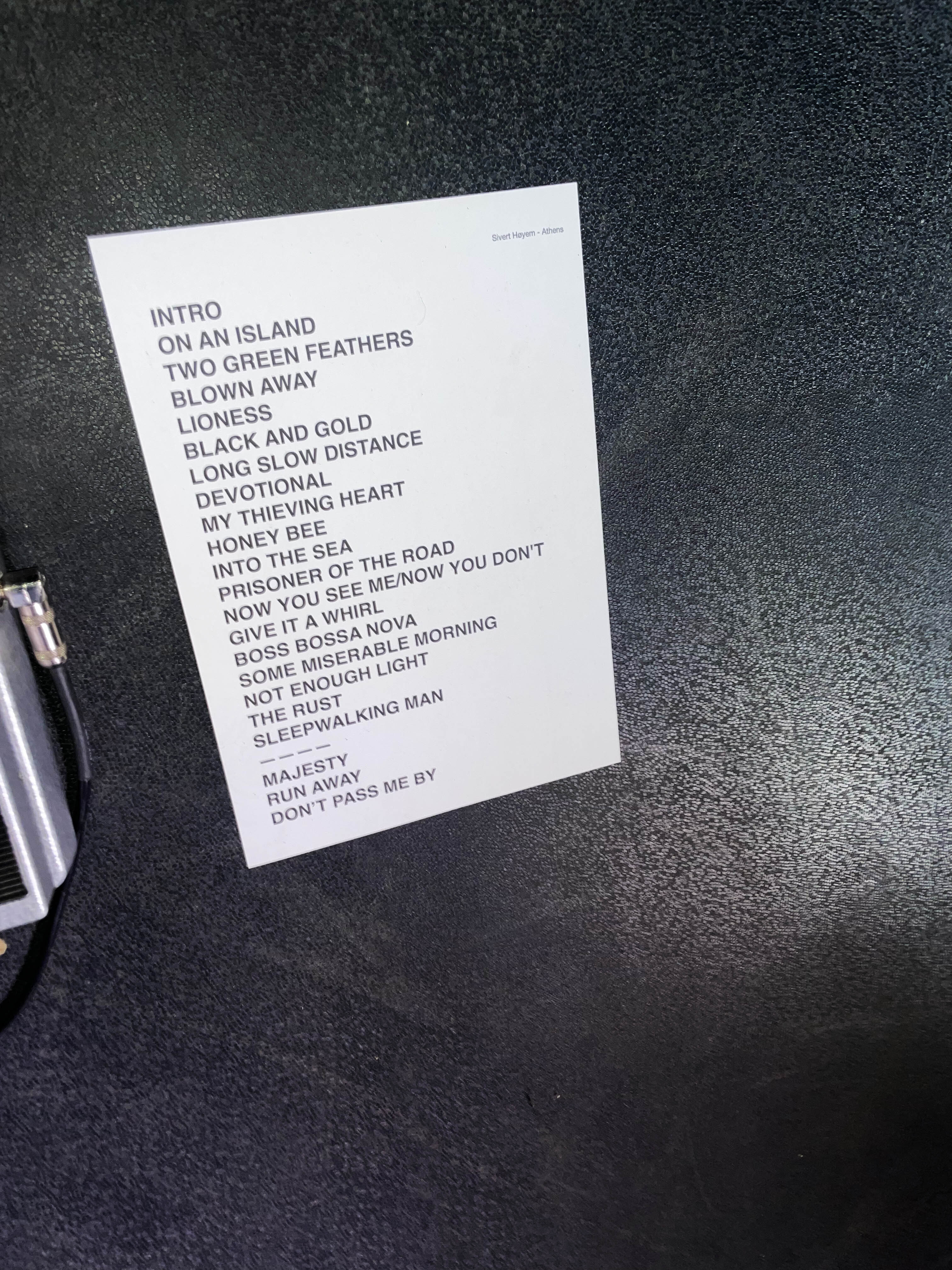 Sivert Høyem: Ανταπόκριση από τη συναυλία στο Floyd σε 30 εικόνες του φωτογράφου Πέτρου Νικόλτσου