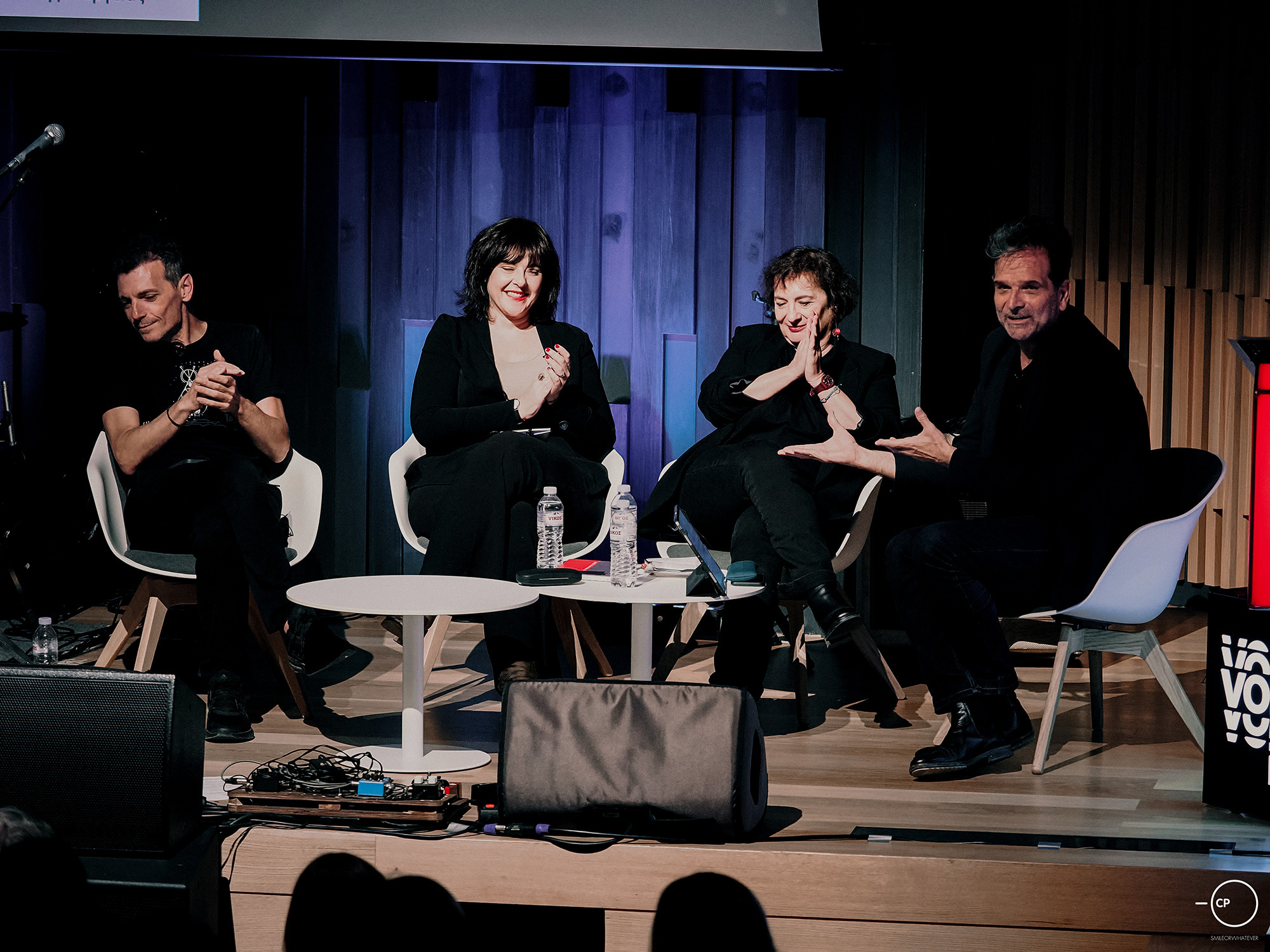 Μανώλης Φάμελλος, Μυρσίνη Γκανά, Χίλντα Παπαδημητρίου, Γιώργος Μουχταρίδης © Χρόνης Περράκης