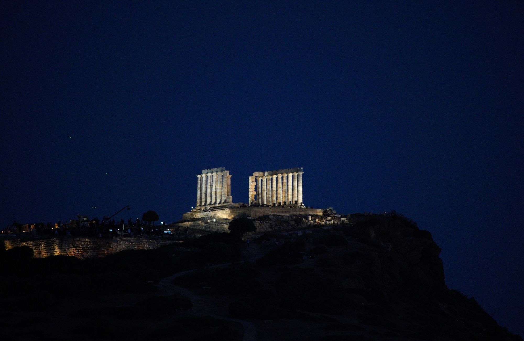 Ο νέος φωτισμός προσδίδει νέες διαστάσεις στο μνημείο
