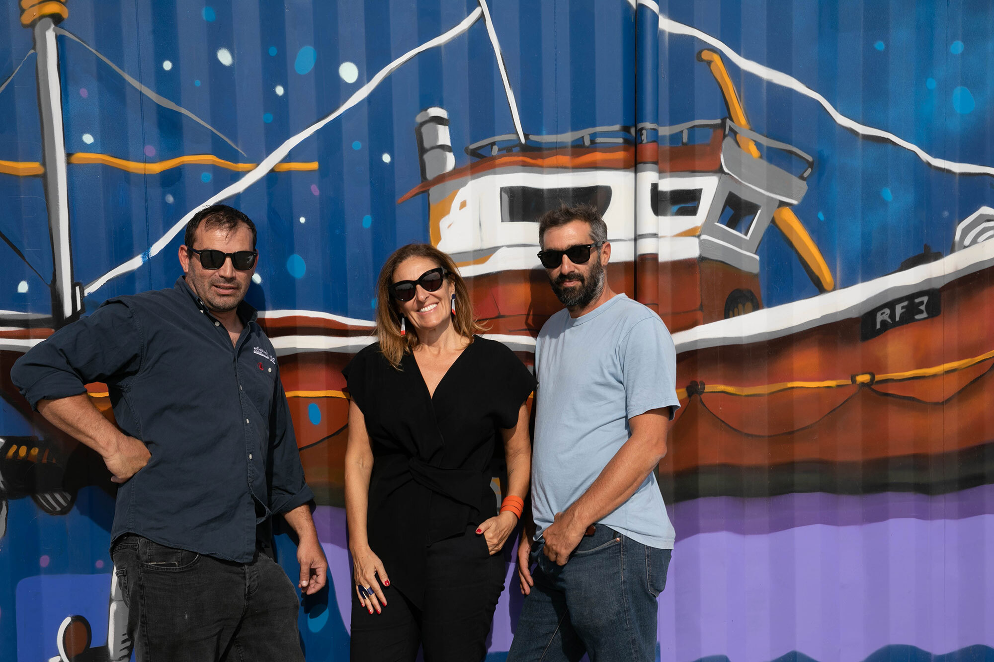 Oceanida team: Στέλιος Νούτσος, Γιώργος Διβάνης, Δάφνη Ζουμπουλάκη © M. Markezi