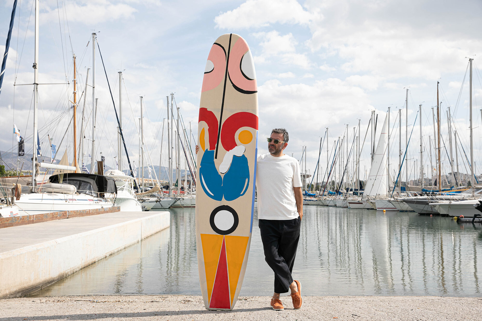 Surfing on the Art Waves / Philippos Theodoridis © M. Markezi