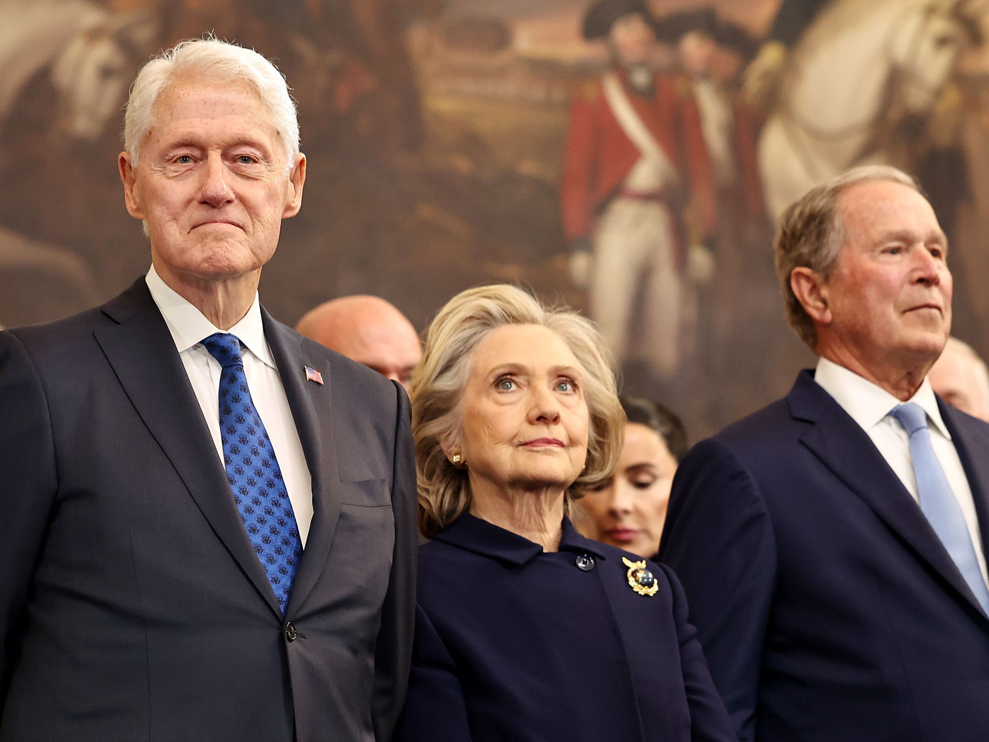 Οι Κλίντον και ο Μπους