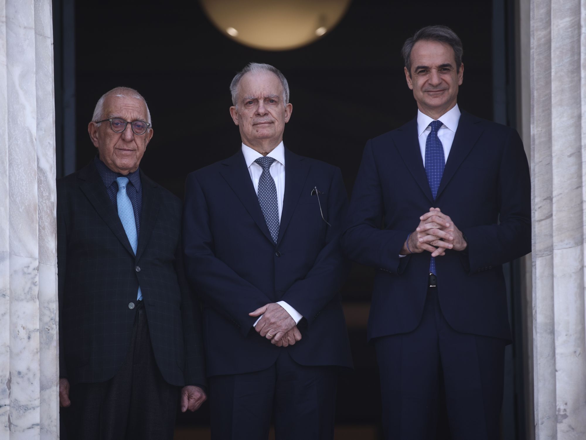 Νικήτας Κακλαμάνης, Κωνσταντίνος Τασούλας και Κυριάκος Μητσοτάκης