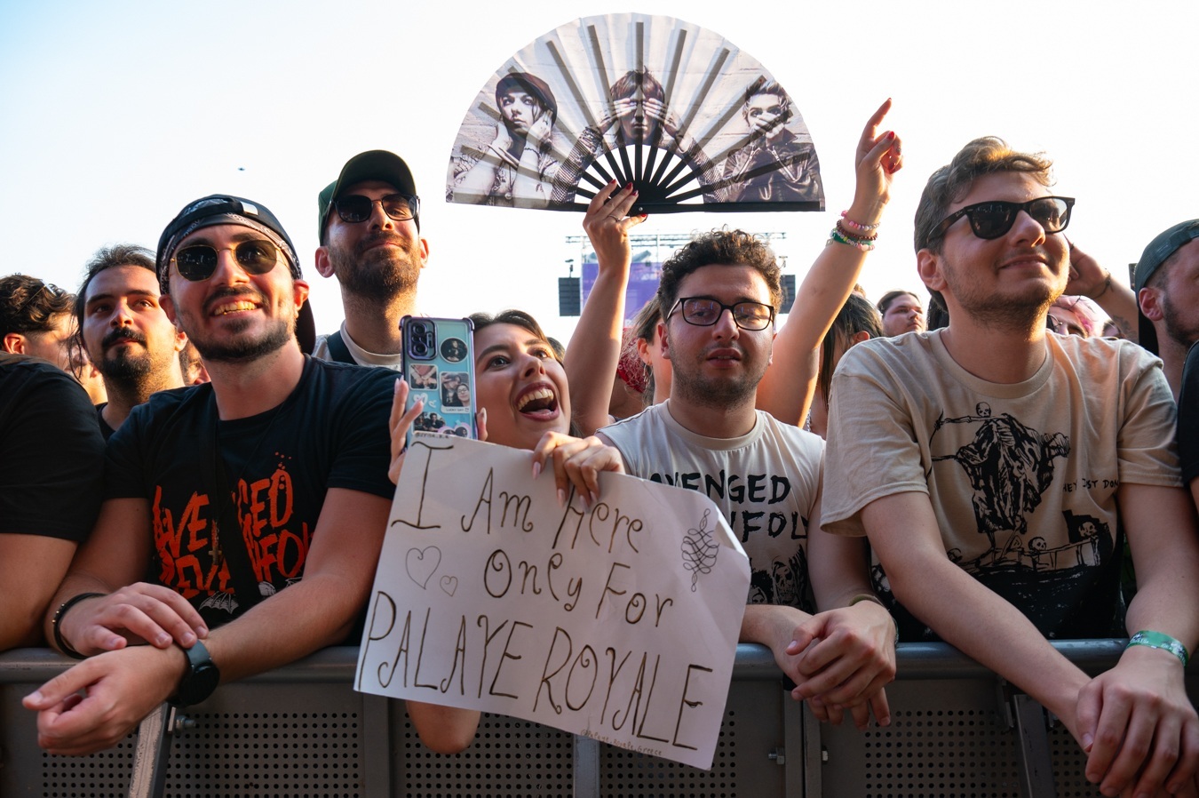 Release Athens 2025: Ανταπόκριση - φωτορεπορτάζ από τις εμφανίσεις των Avenged Sevenfold και Palaye Royale στην Πλατεία Νερού.