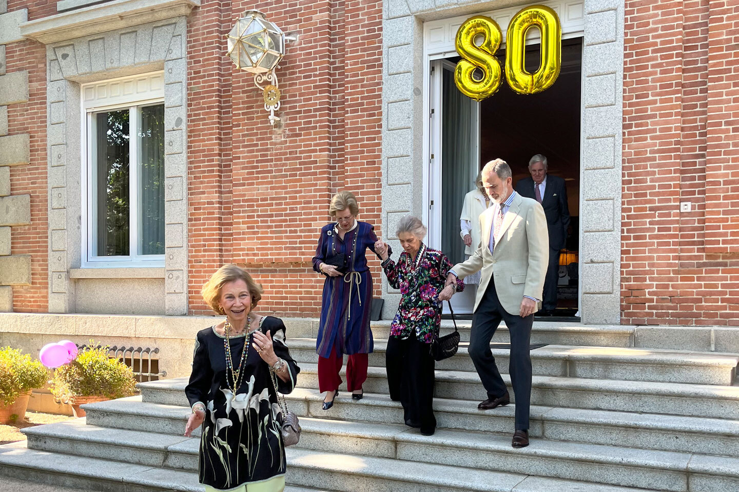 Στα 80ά γενέθλια της πριγκίπισσας Ειρήνης στο Παλάτι της Θαρθουέλα