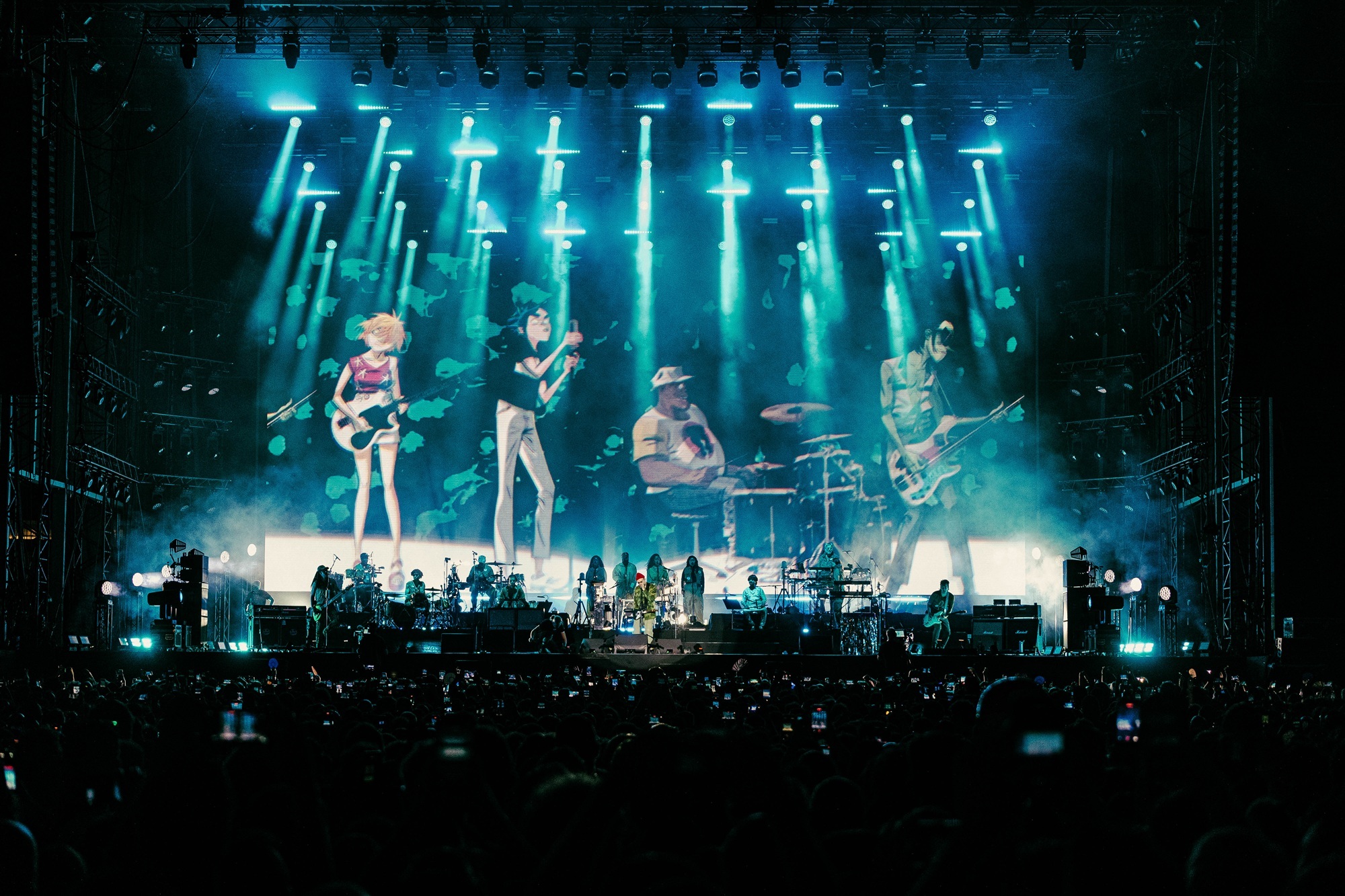 Release Athens x SNF Nostos 2026: Οι Gorillaz σφράγισαν το μεγαλύτερο sold-out του καλοκαιριού