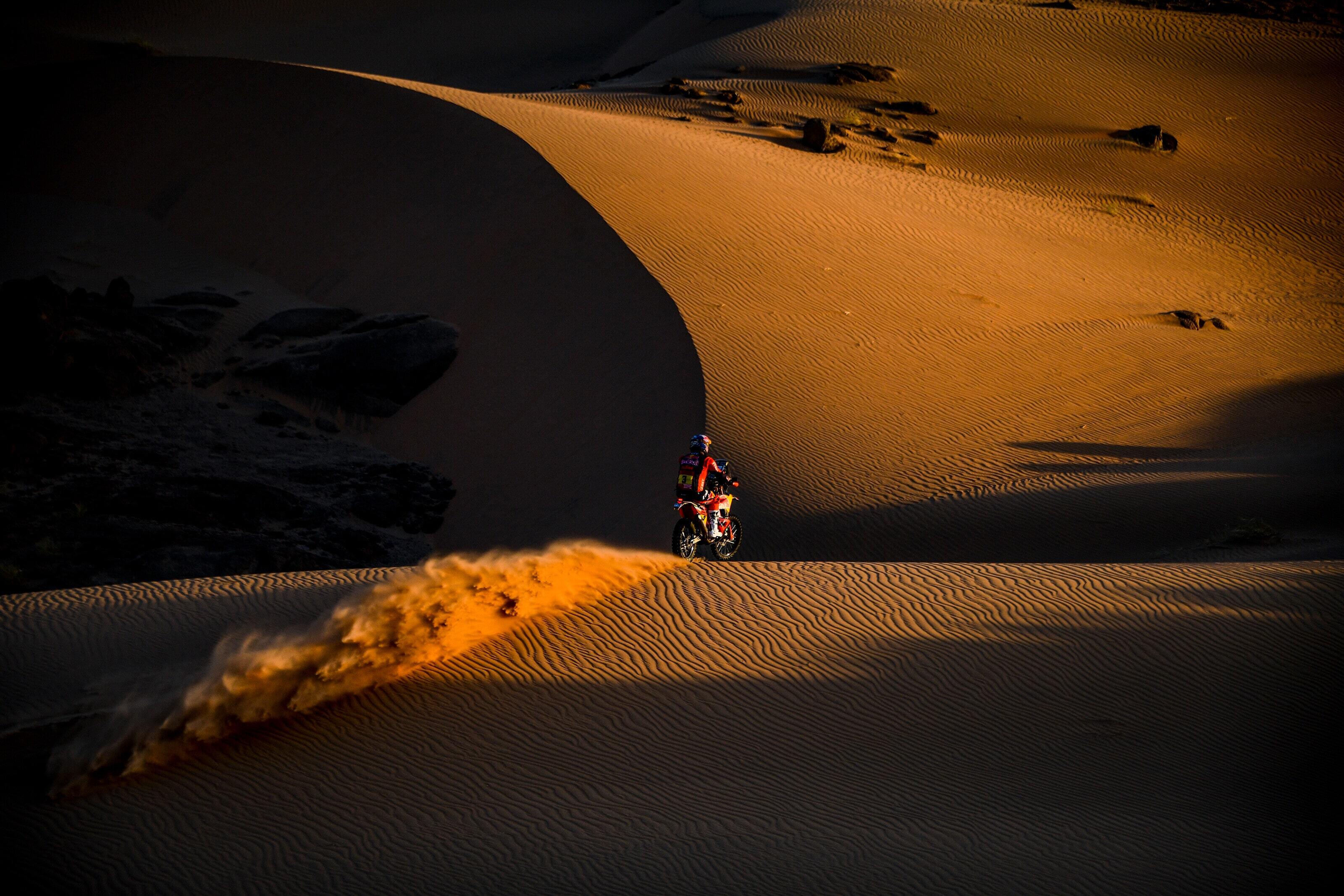 Στιγμιότυπο από τον αγώνα Rally Dakar 2020