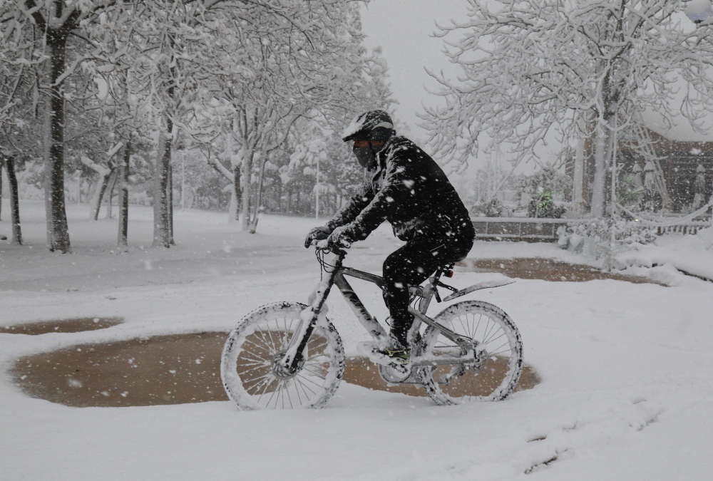 Χιονισμένη Αθήνα