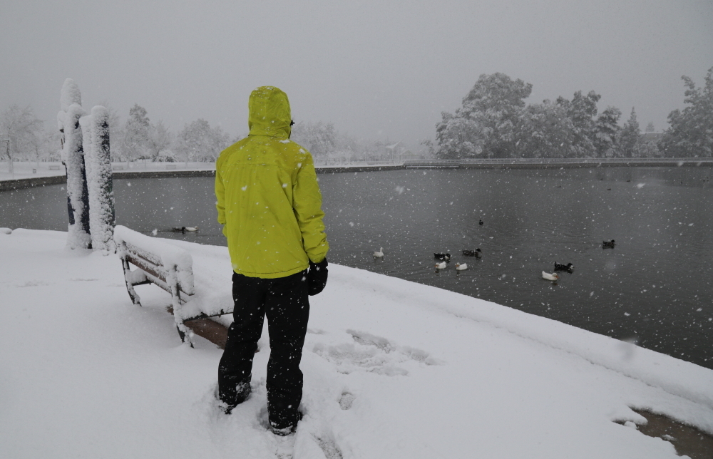 Χιονισμένη Αθήνα