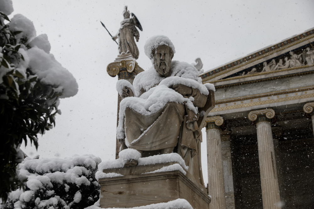 Χιονισμένη Αθήνα