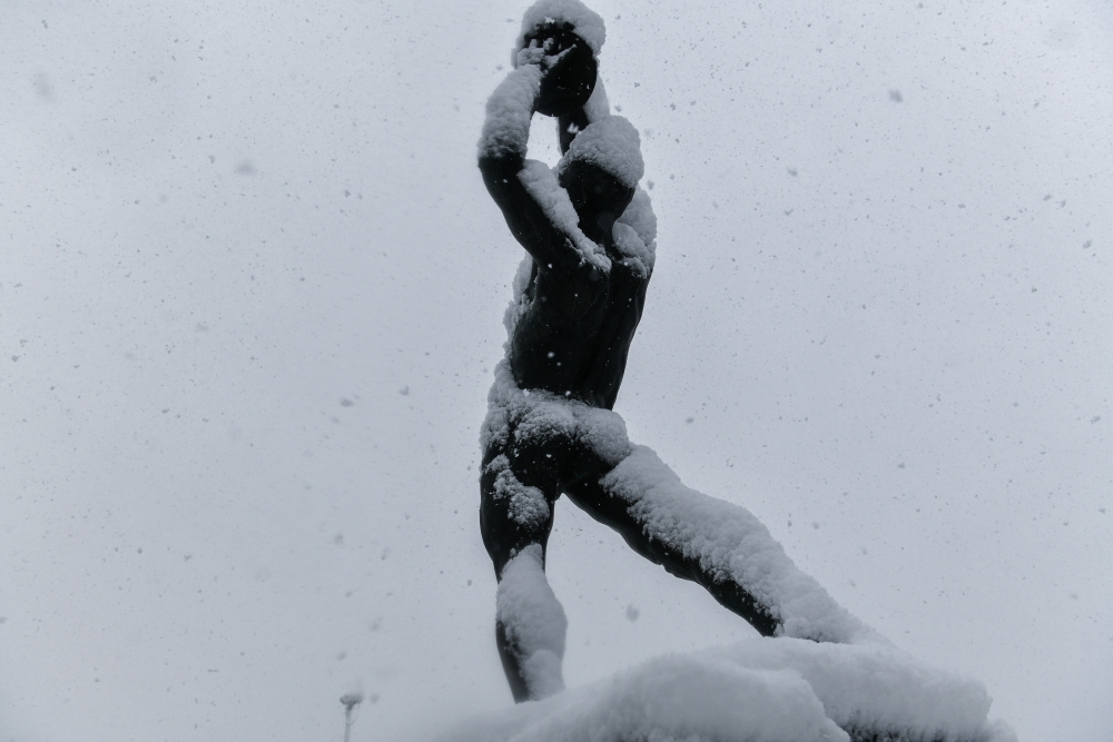 Χιονισμένη Αθήνα