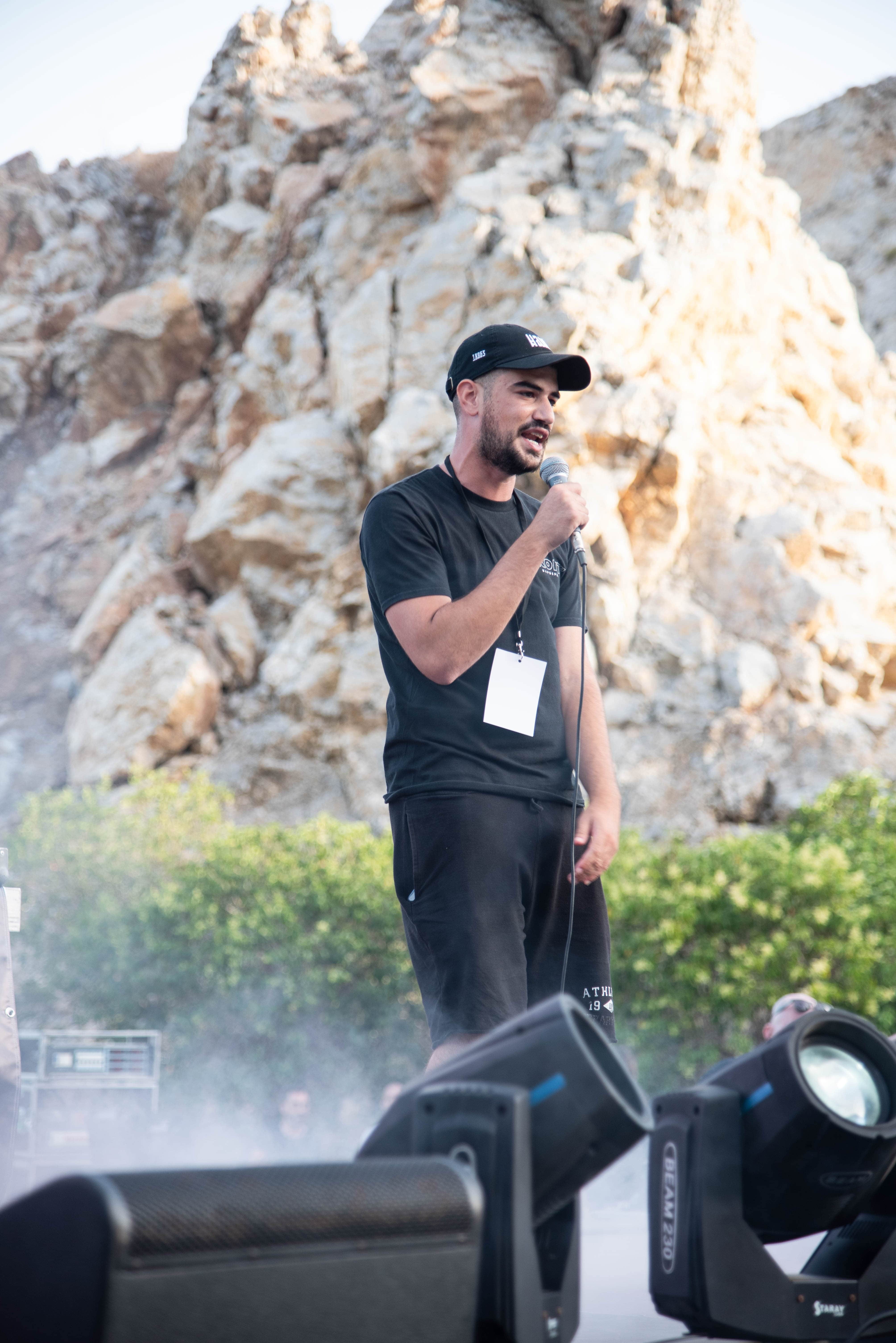 Abismo - Στιγμιότυπο από hip hop συναυλία στο Κατράκειο Θέατρο Νίκαιας