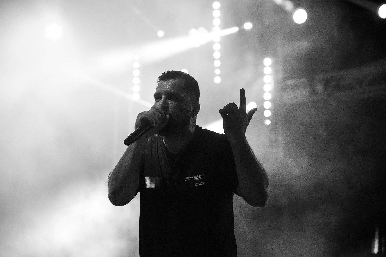 Anser - Στιγμιότυπο από hip hop συναυλία στο Κατράκειο Θέατρο Νίκαιας