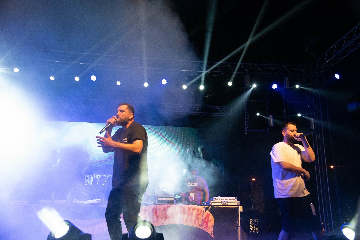 Anser - Στιγμιότυπο από hip hop συναυλία στο Κατράκειο Θέατρο Νίκαιας