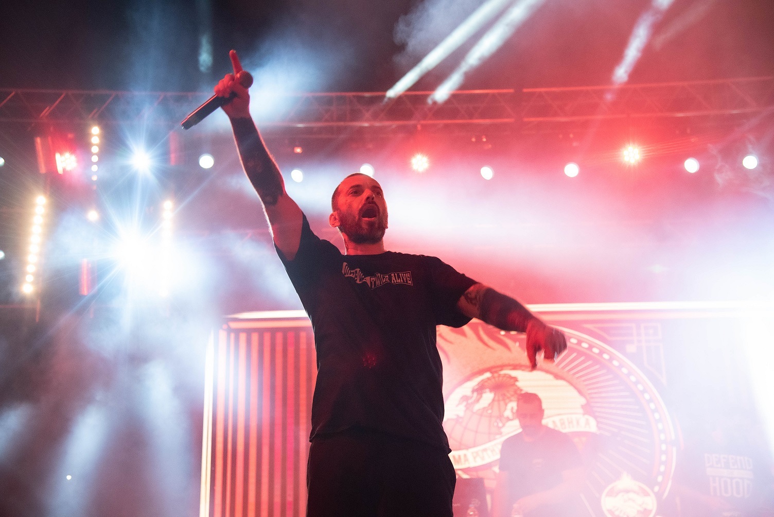 Βέβηλος - Στιγμιότυπο από hip hop συναυλία στο Κατράκειο Θέατρο Νίκαιας