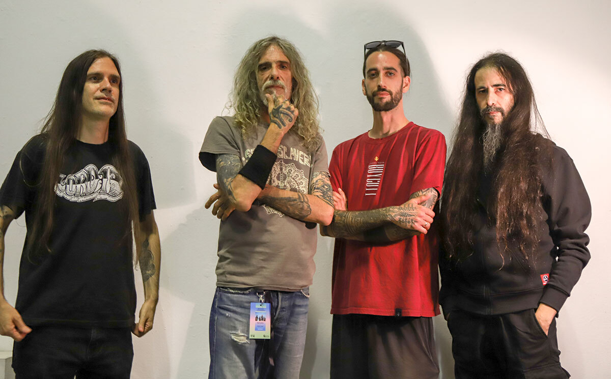 Στιγμιότυπο από τη sold out συναυλία των Nightstalker στην Τεχνόπολη