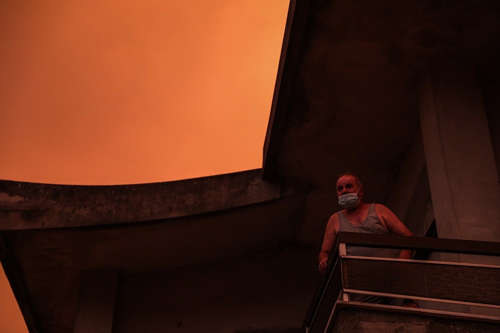 Στιγμιότυπο από το χωριό Γούβες, στη Βόρεια Εύβοια.