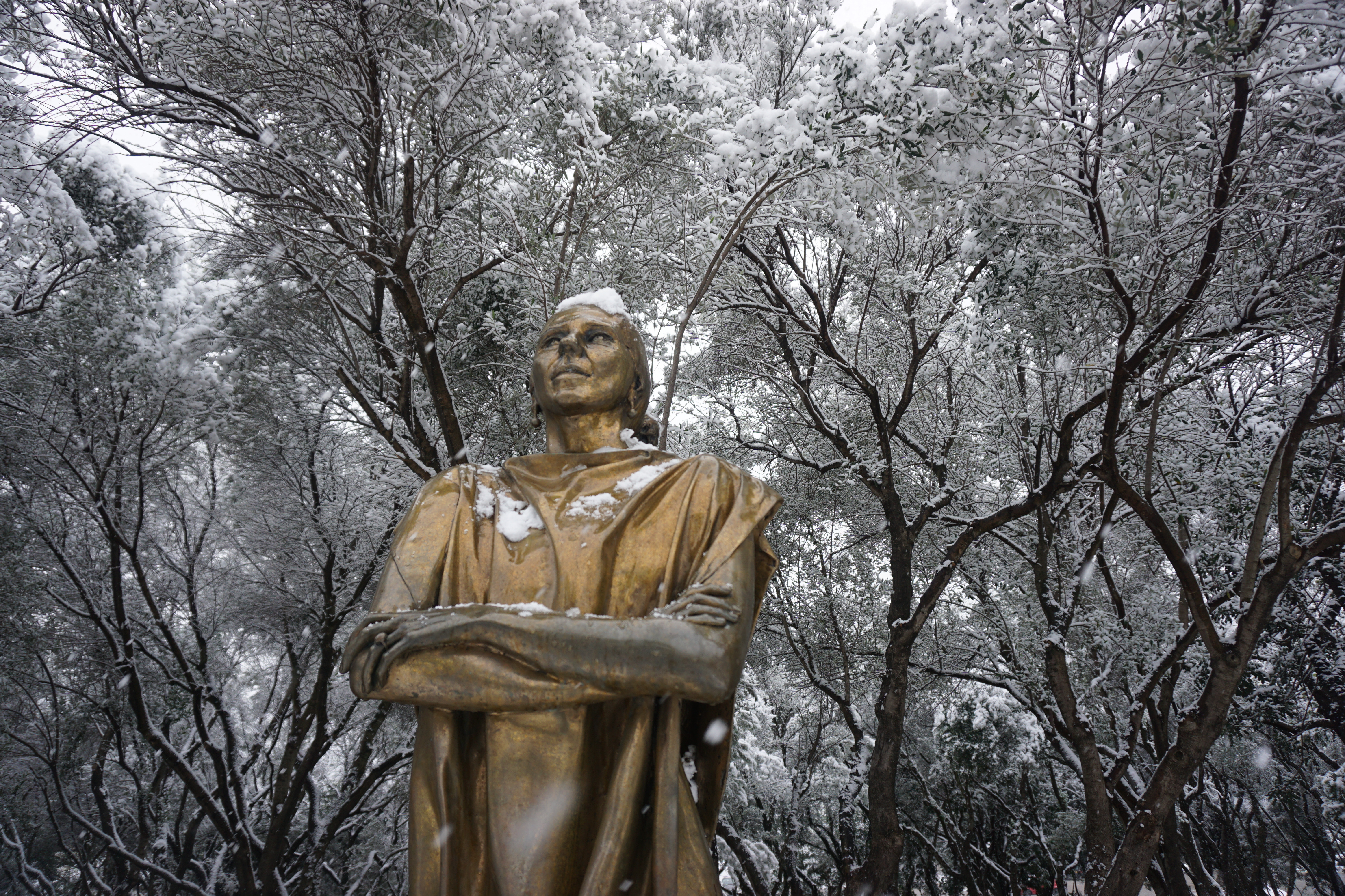 Το άγαλμα της Μαρίας Κάλλας.