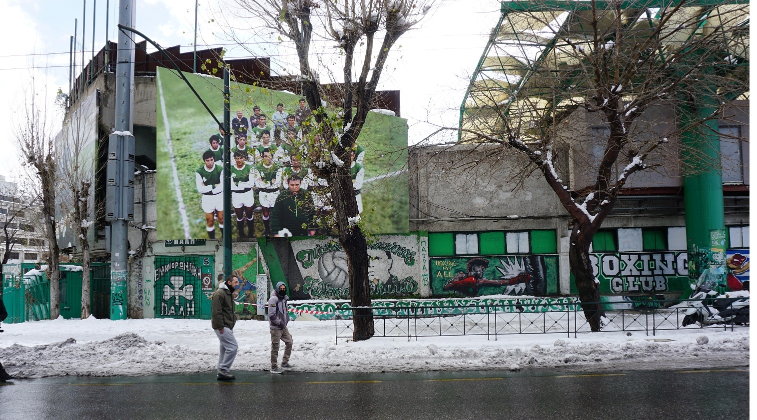 Το γήπεδο του Παναθηναϊκού στη Λεωφόρο Αλεξάνδρας.