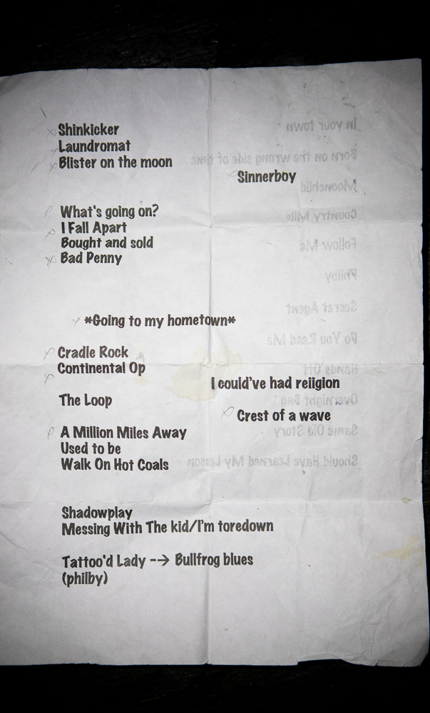 Setlist από τη συναυλία των Deuce στο Gimme Shelter Film Festival