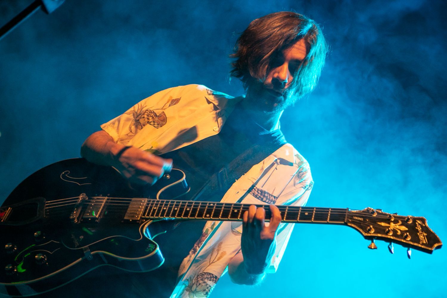 Ο Stamos Bamparis από τους The Noise Figure. 