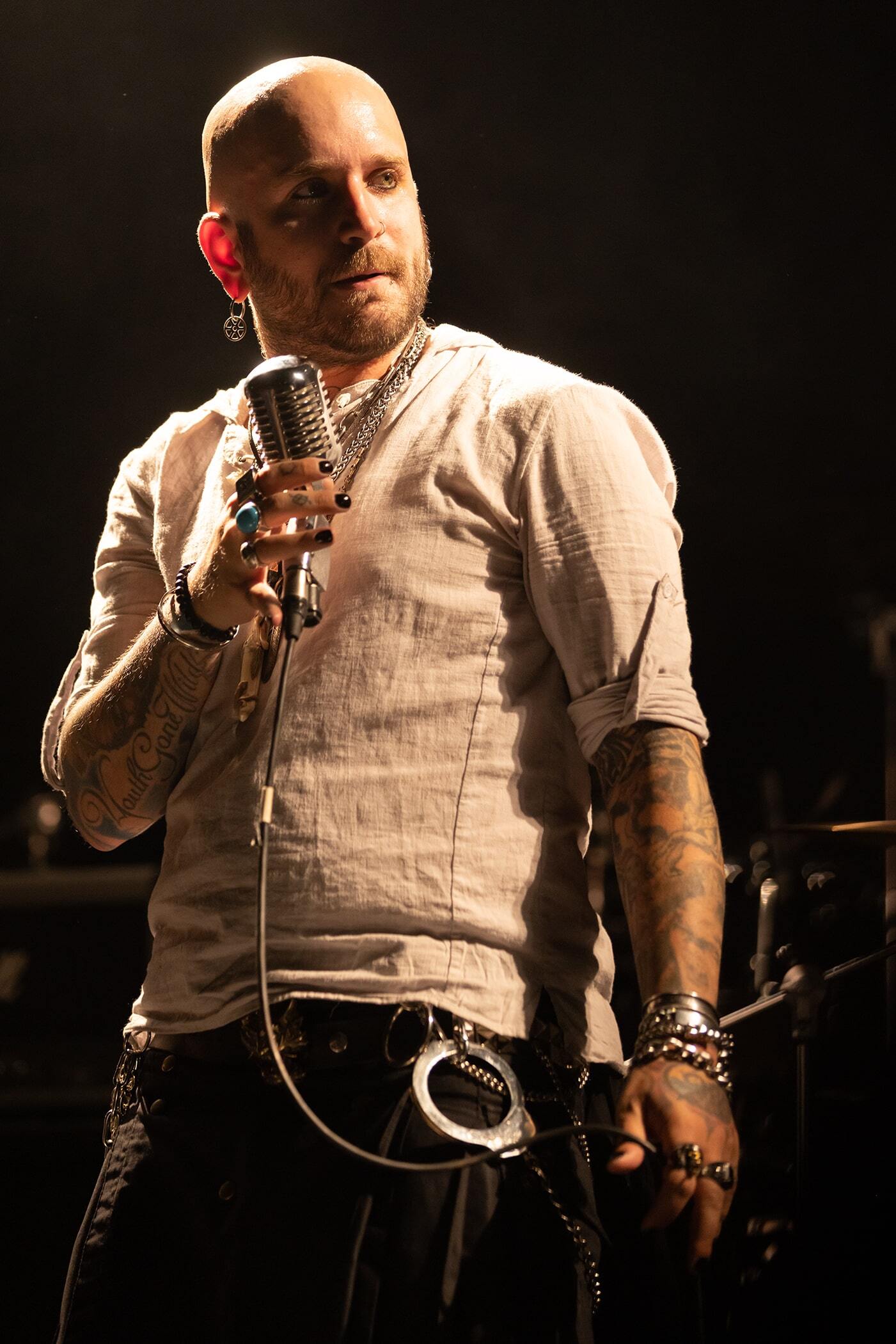 Στιγμιότυπο από τη συναυλία των Lazy Man's Load στην Αθήνα, στο Gagarin 205