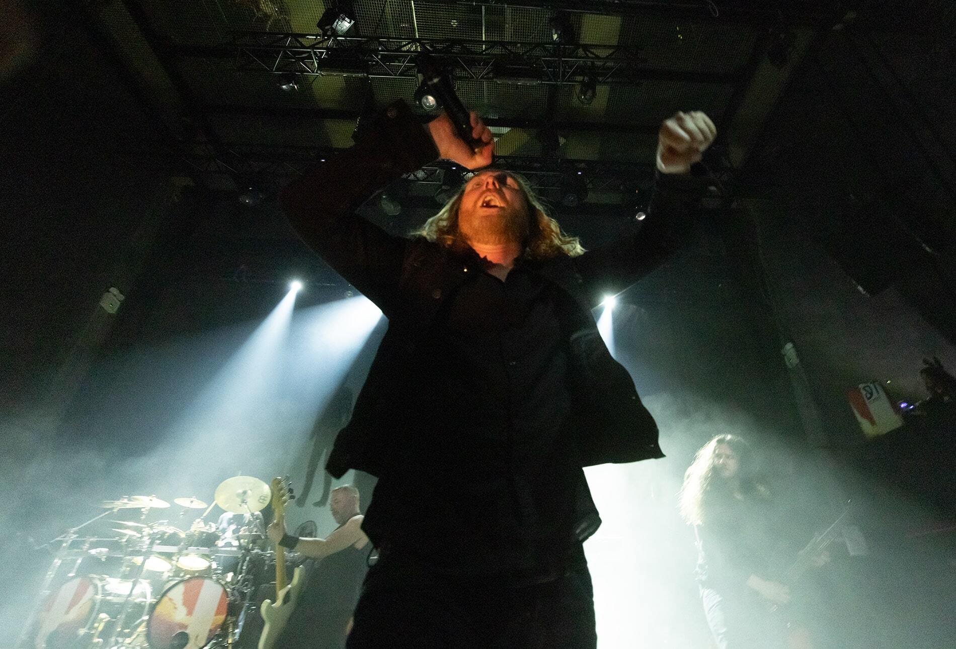 Στιγμιότυπο από τη συναυλία των Dark Tranquillity στην Αθήνα