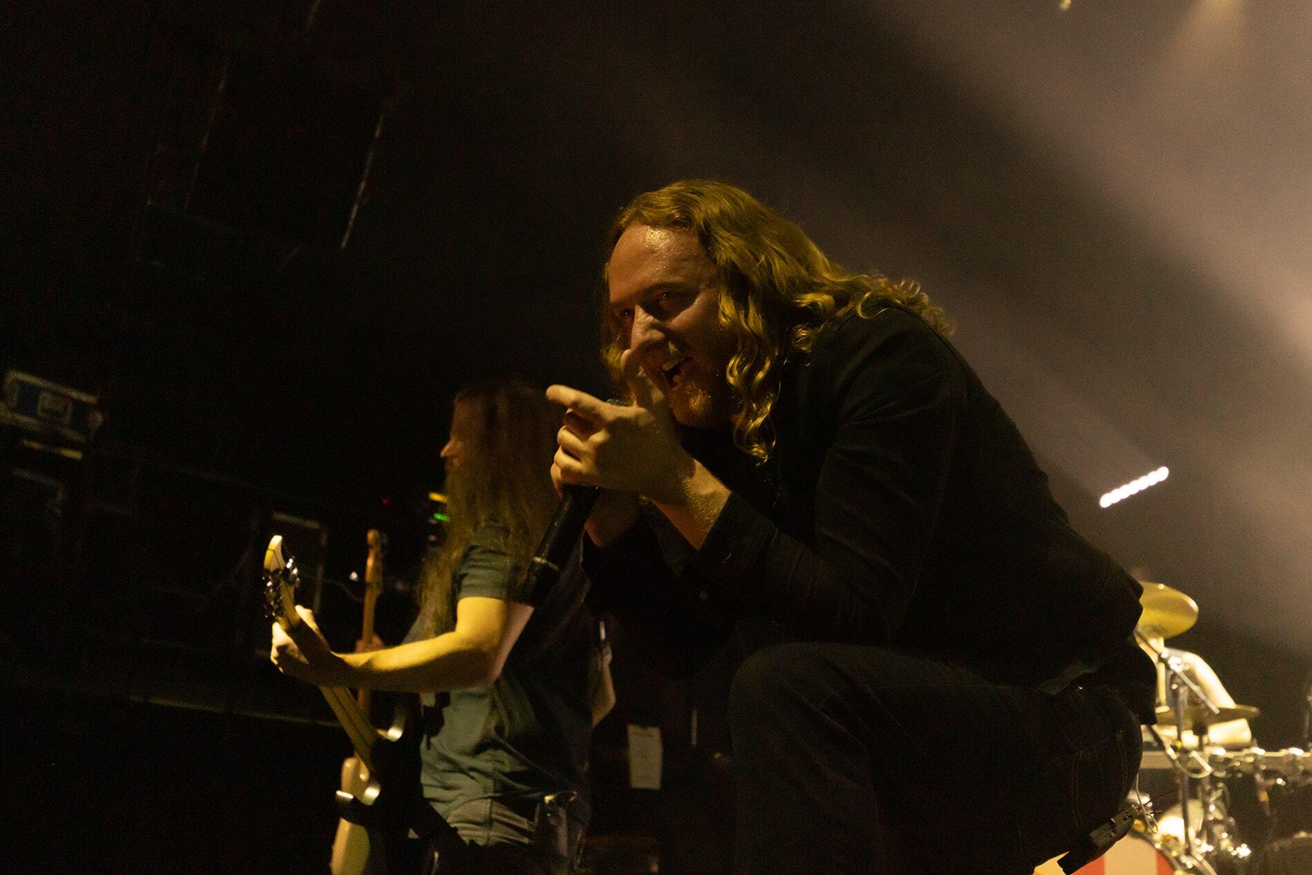 Στιγμιότυπο από τη συναυλία των Dark Tranquillity στην Αθήνα