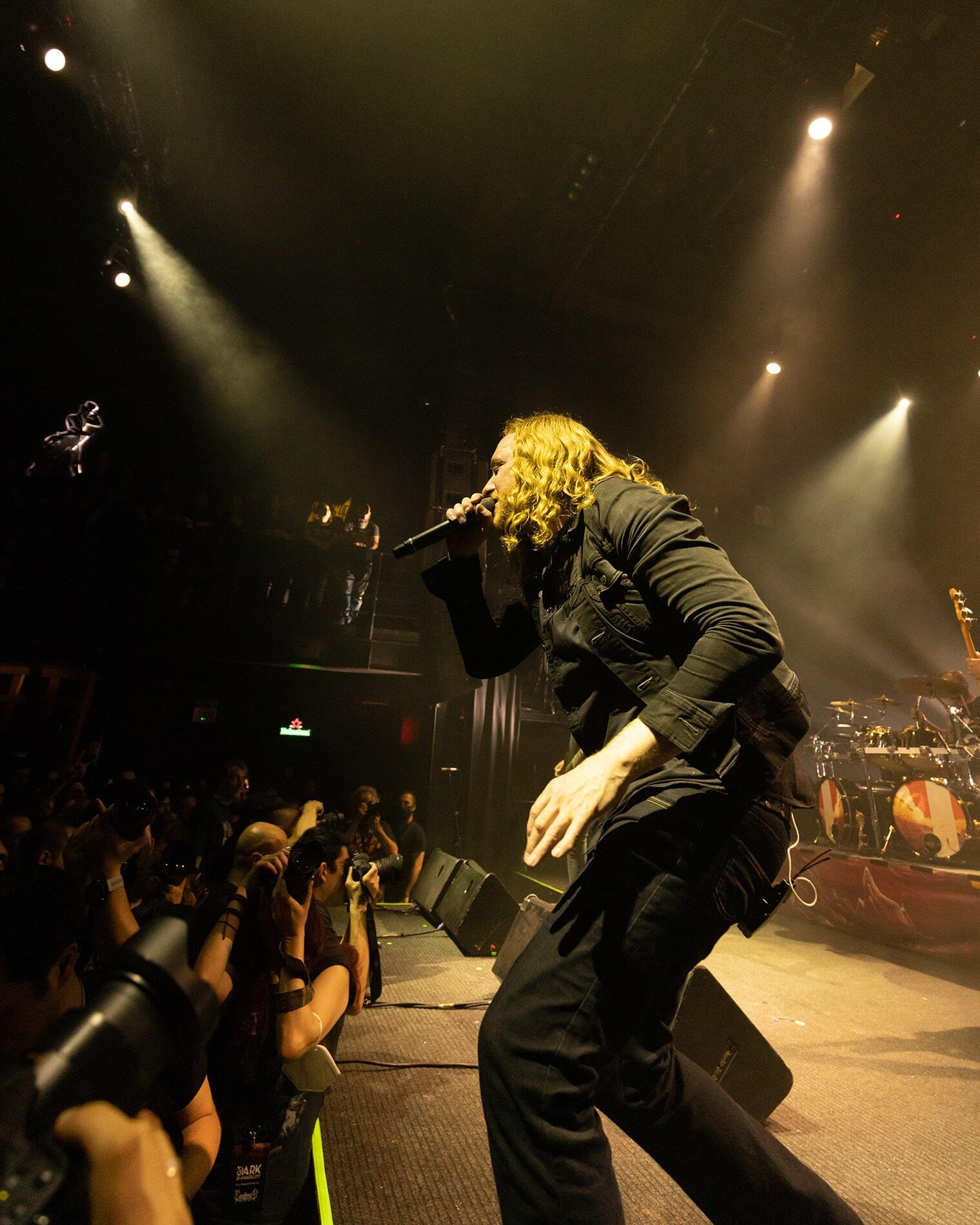 Στιγμιότυπο από τη συναυλία των Dark Tranquillity στην Αθήνα