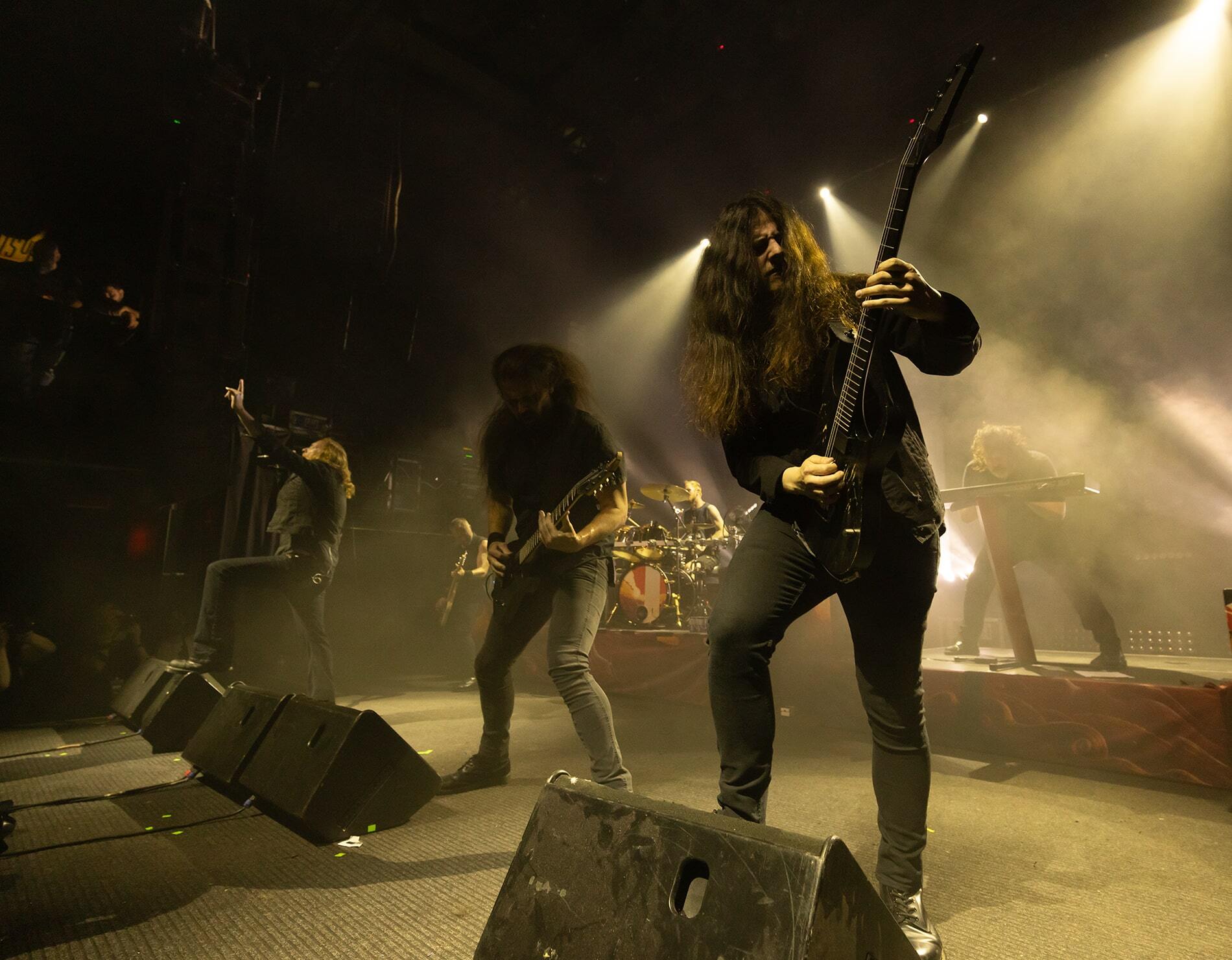 Στιγμιότυπο από τη συναυλία των Dark Tranquillity στην Αθήνα