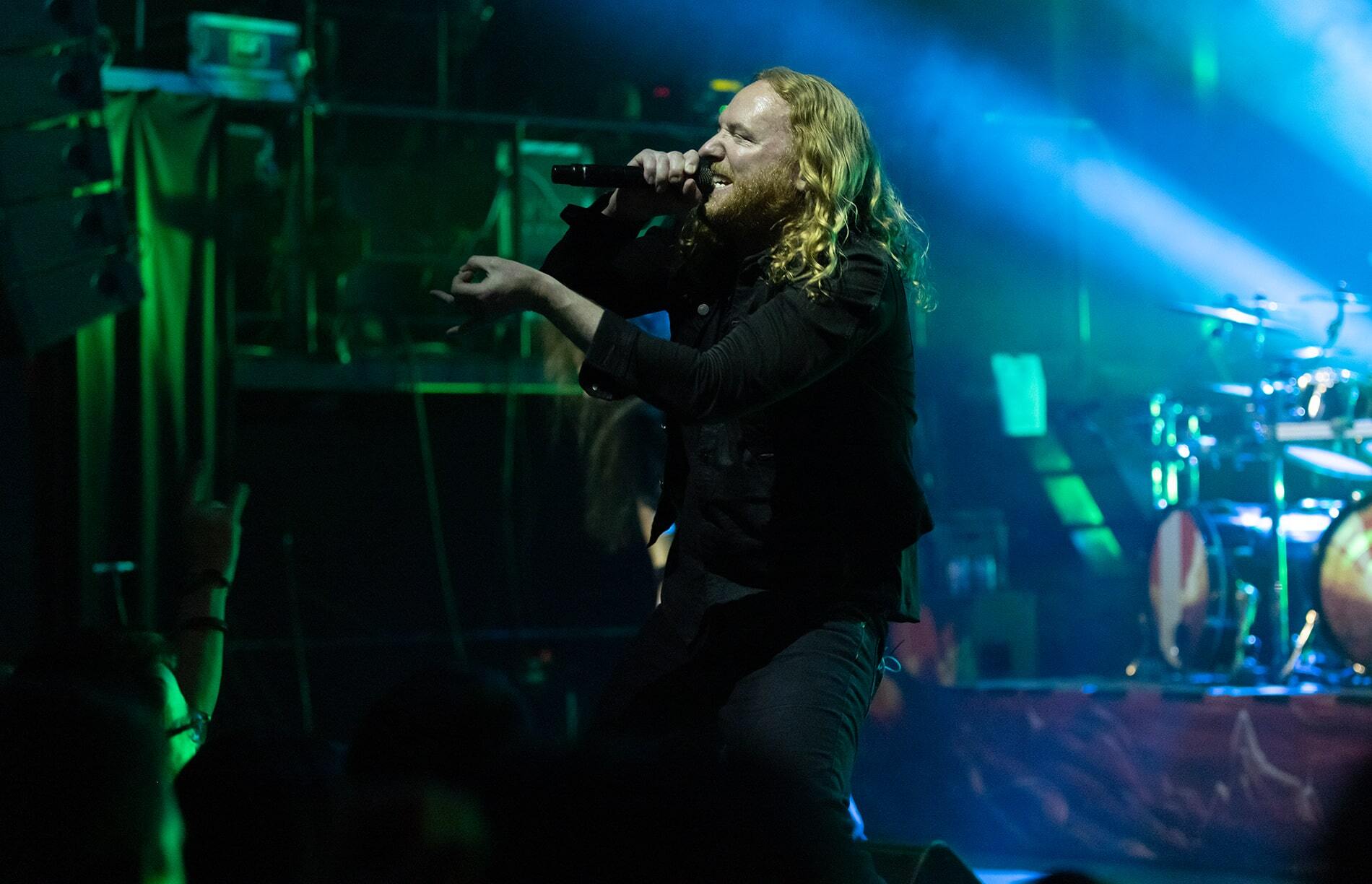 Στιγμιότυπο από τη συναυλία των Dark Tranquillity στην Αθήνα