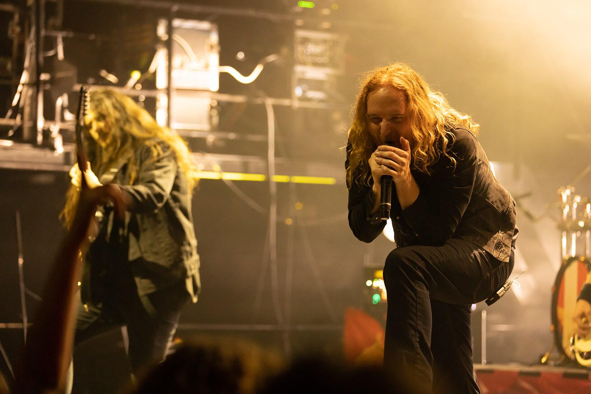 Στιγμιότυπο από τη συναυλία των Dark Tranquillity στην Αθήνα