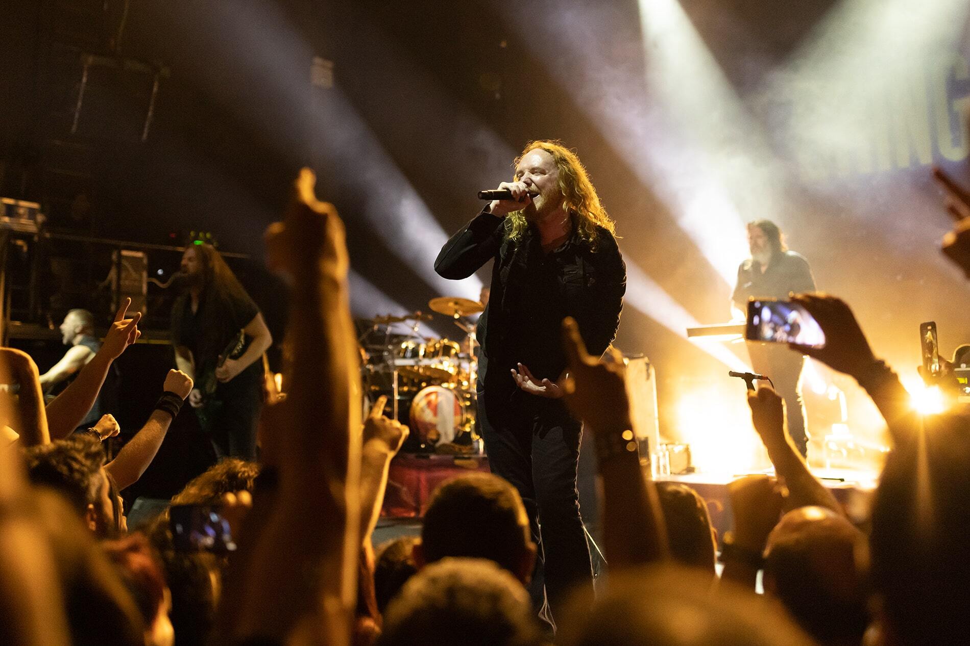 Στιγμιότυπο από τη συναυλία των Dark Tranquillity στην Αθήνα