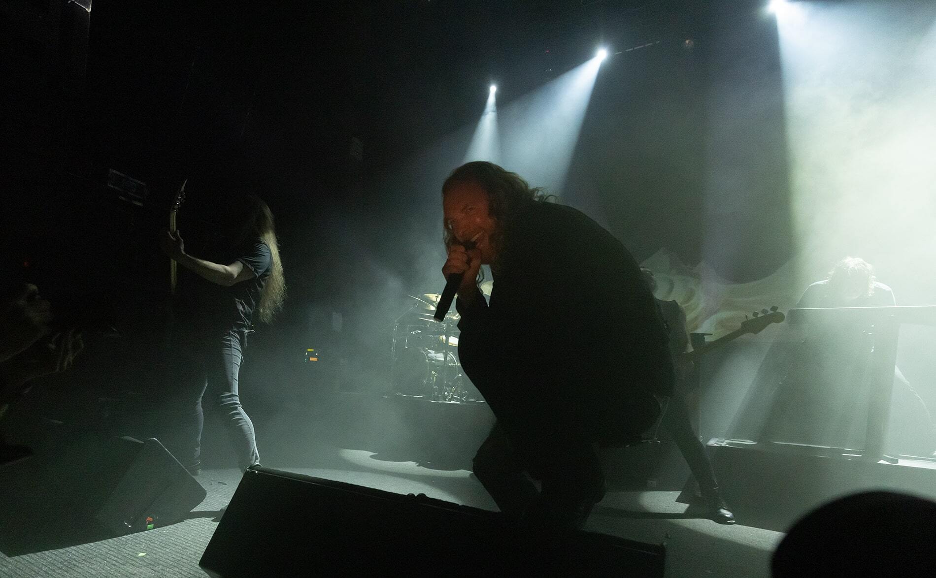 Στιγμιότυπο από τη συναυλία των Dark Tranquillity στην Αθήνα
