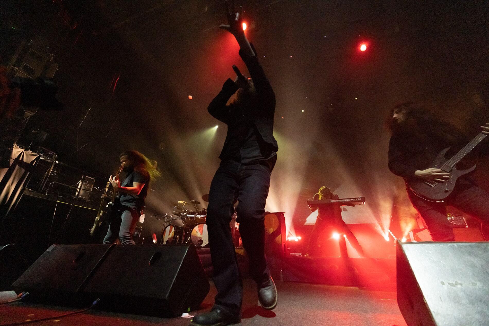 Στιγμιότυπο από τη συναυλία των Dark Tranquillity στην Αθήνα