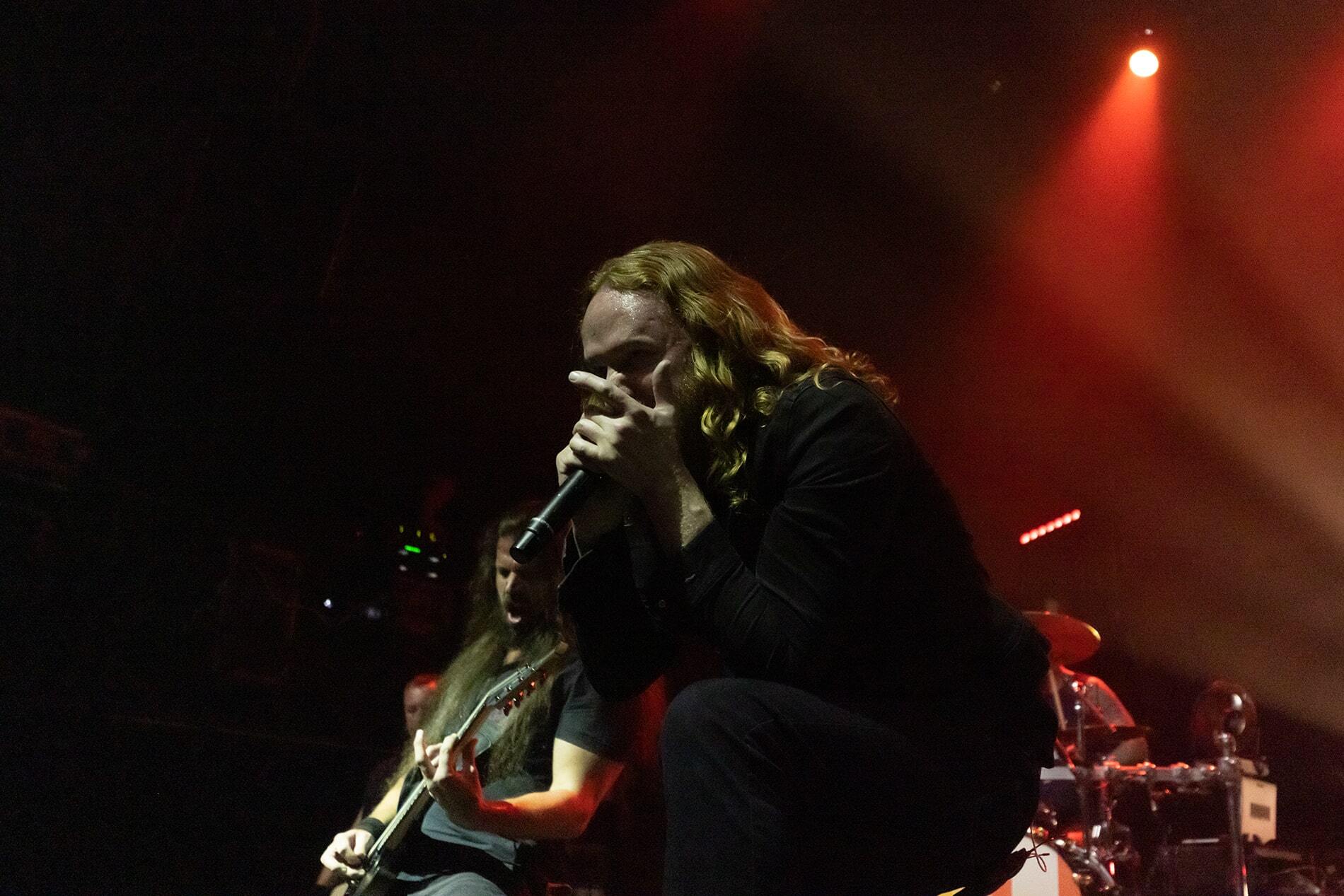 Στιγμιότυπο από τη συναυλία των Dark Tranquillity στην Αθήνα