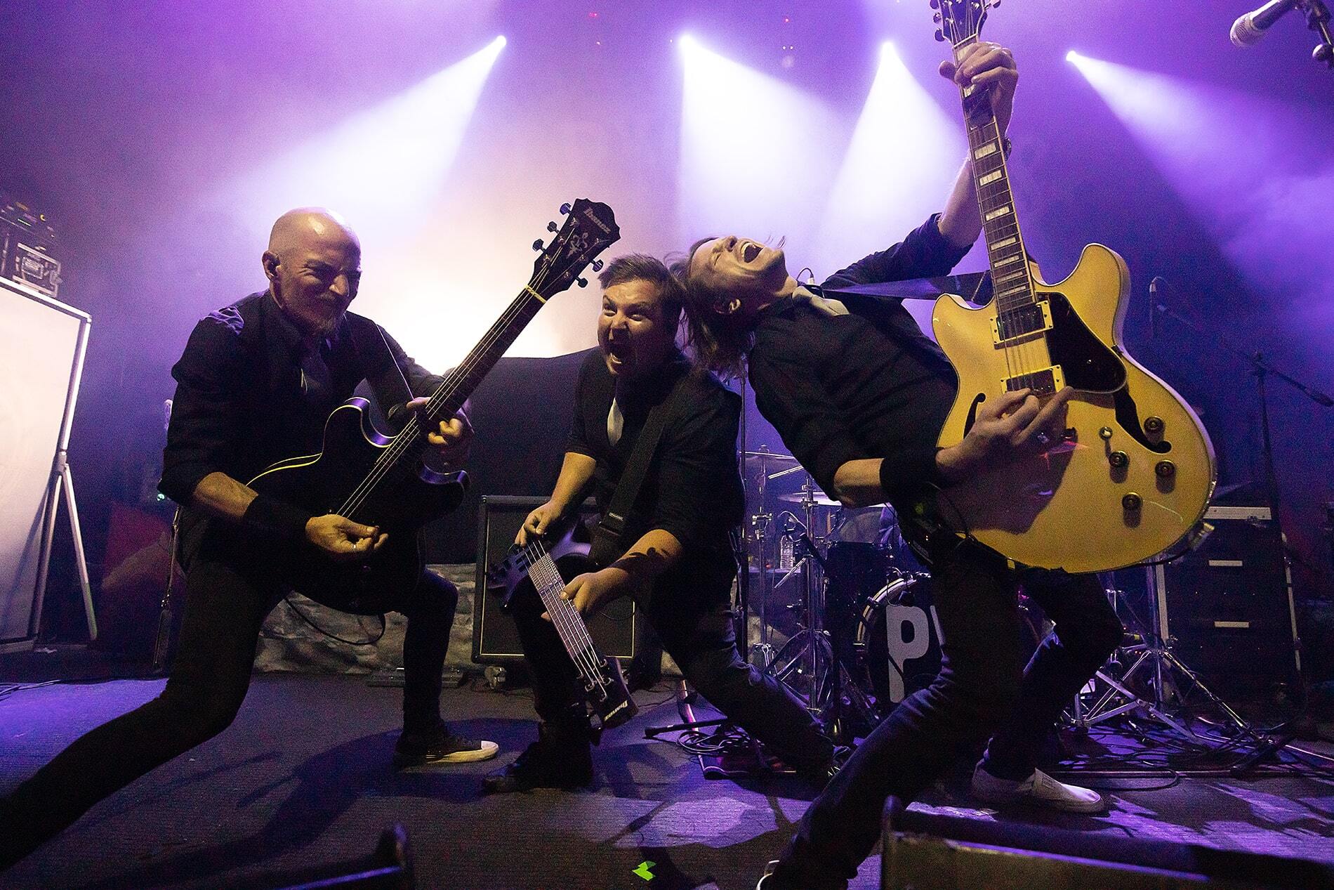 Στιγμιότυπο από τη συναυλία των Pyogenesis στην Αθήνα