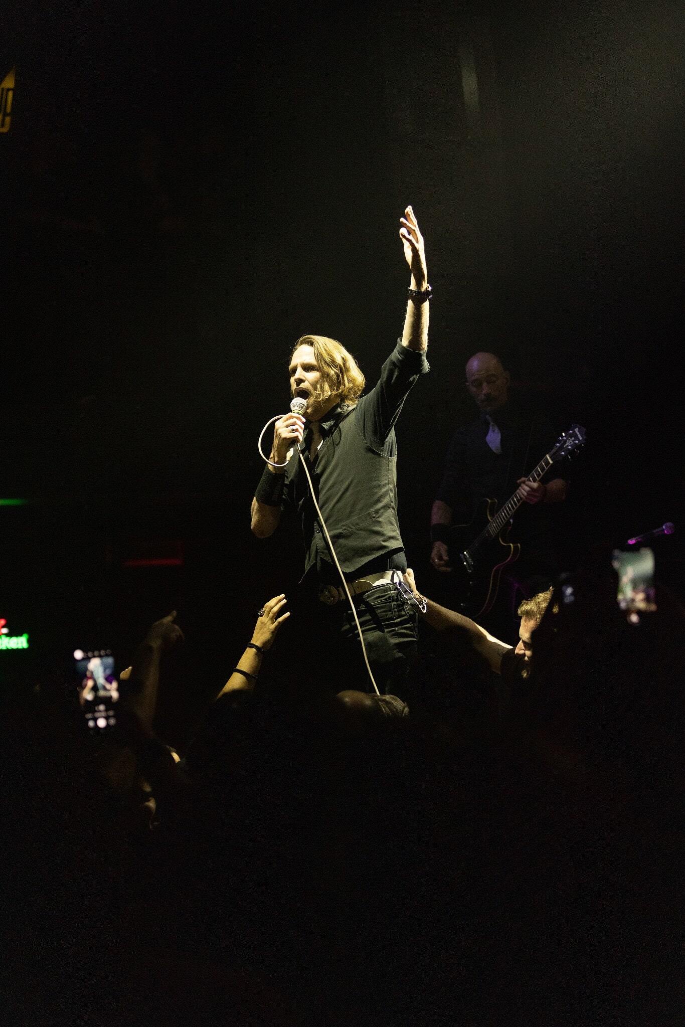 Στιγμιότυπο από τη συναυλία των Pyogenesis στην Αθήνα