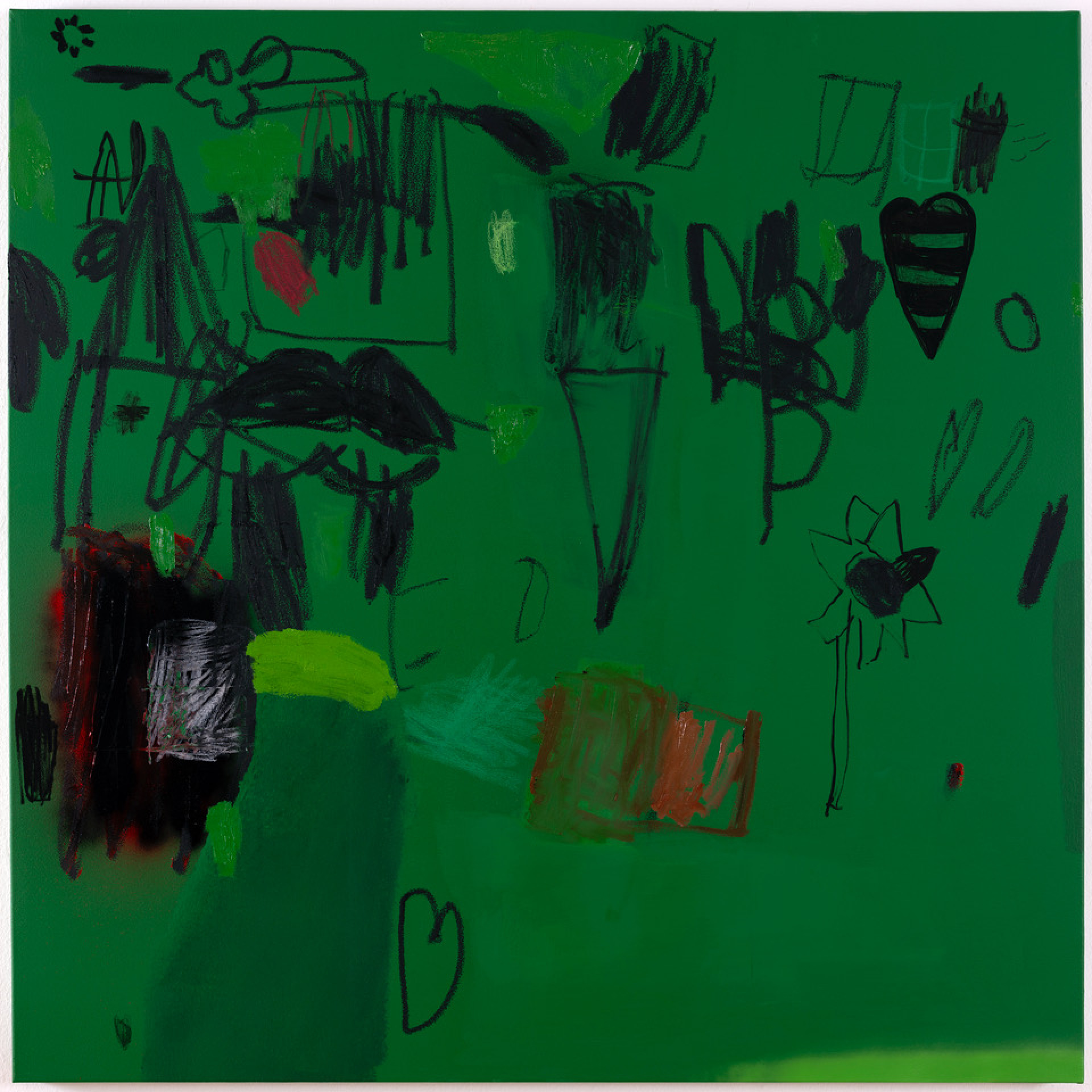 Θανάση Δάπη, πώς είναι τα έργα σου να αναπνέουν δίπλα στη ζωγραφική του Γιώργου Λαζόγκα; 