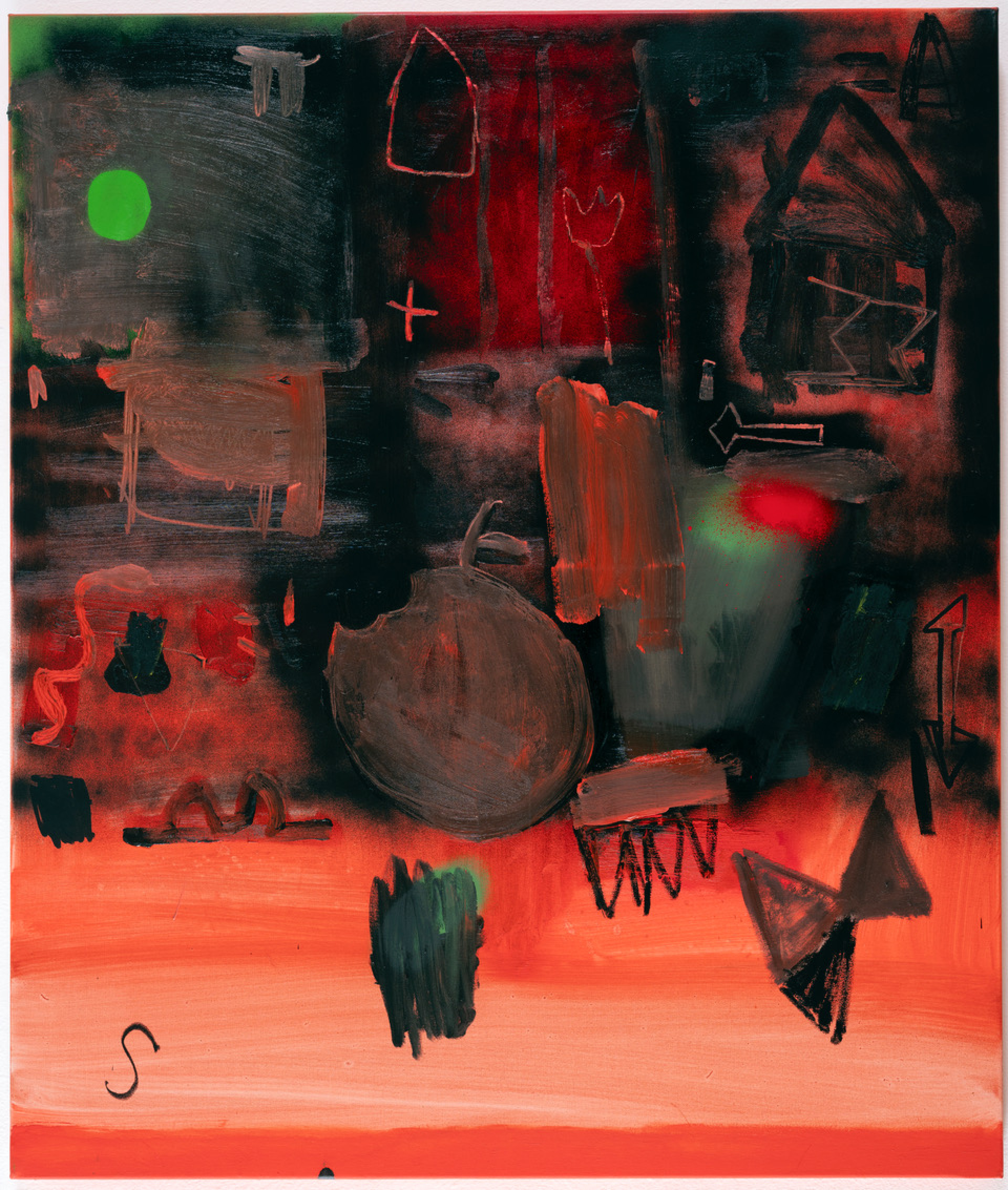 Θανάση Δάπη, πώς είναι τα έργα σου να αναπνέουν δίπλα στη ζωγραφική του Γιώργου Λαζόγκα; 