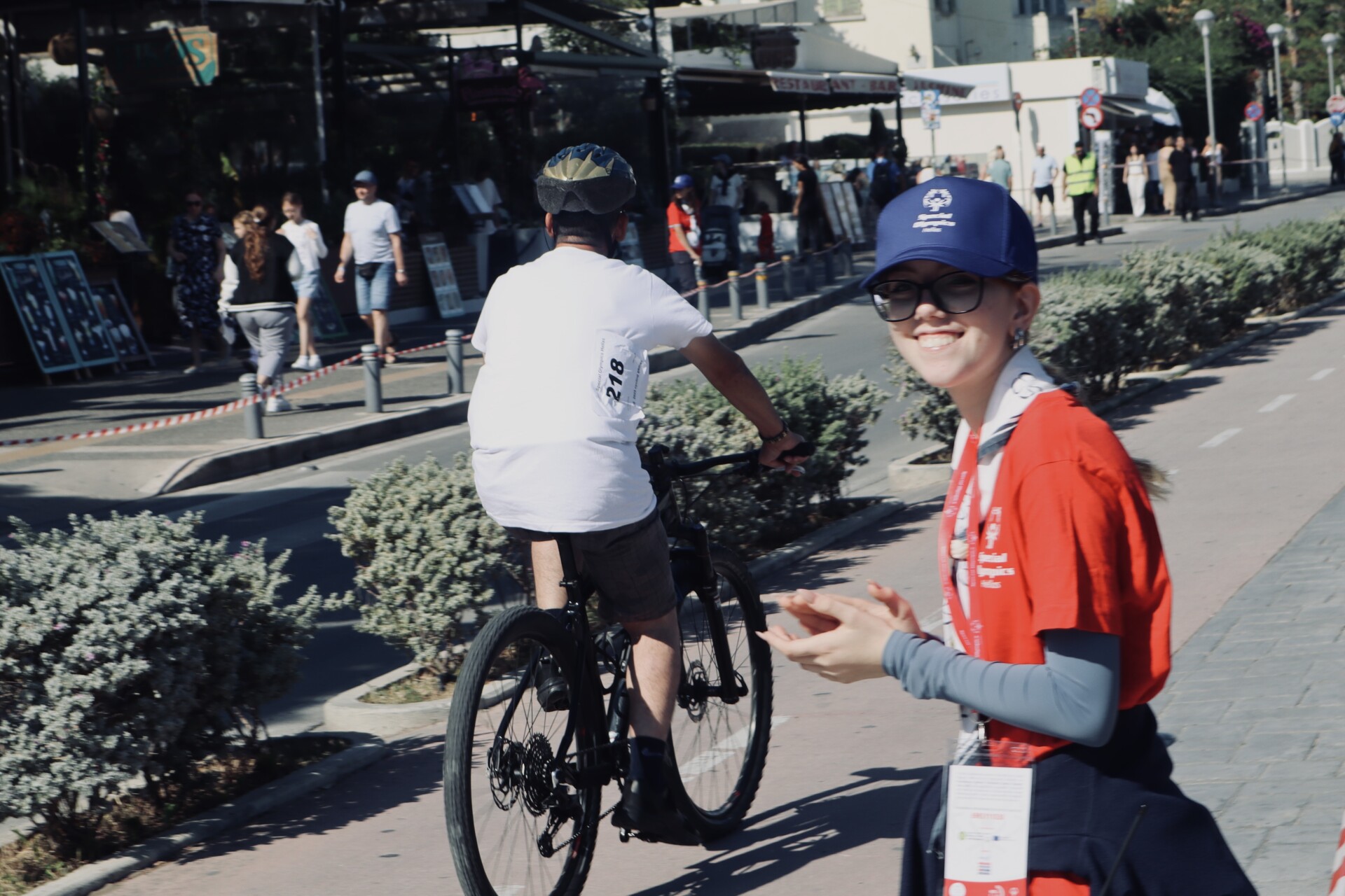 Η δεκατετράχρονη εθελόντρια Σοφία Μάκρη