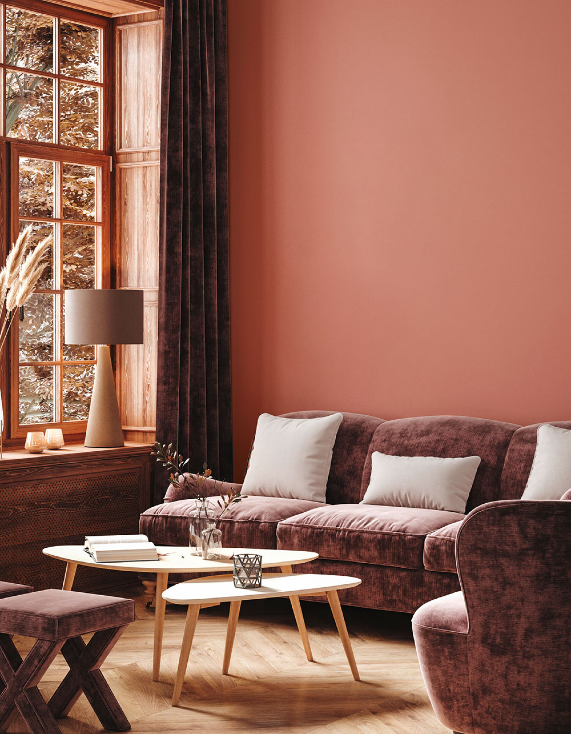 Ιδέες διακόσμησης με καφέ χρώμα