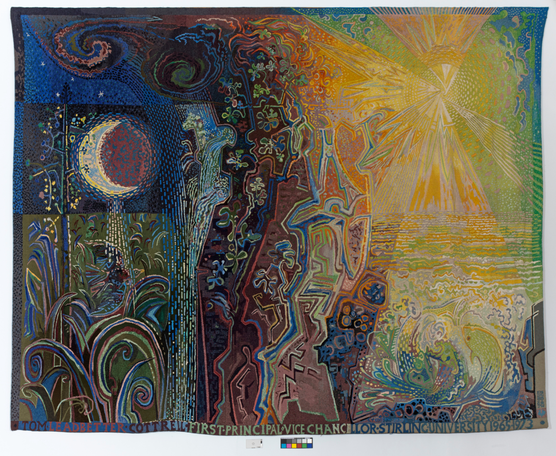 John Craxton, Τοπίο με στοιχεία της φύσης, 1975-1976