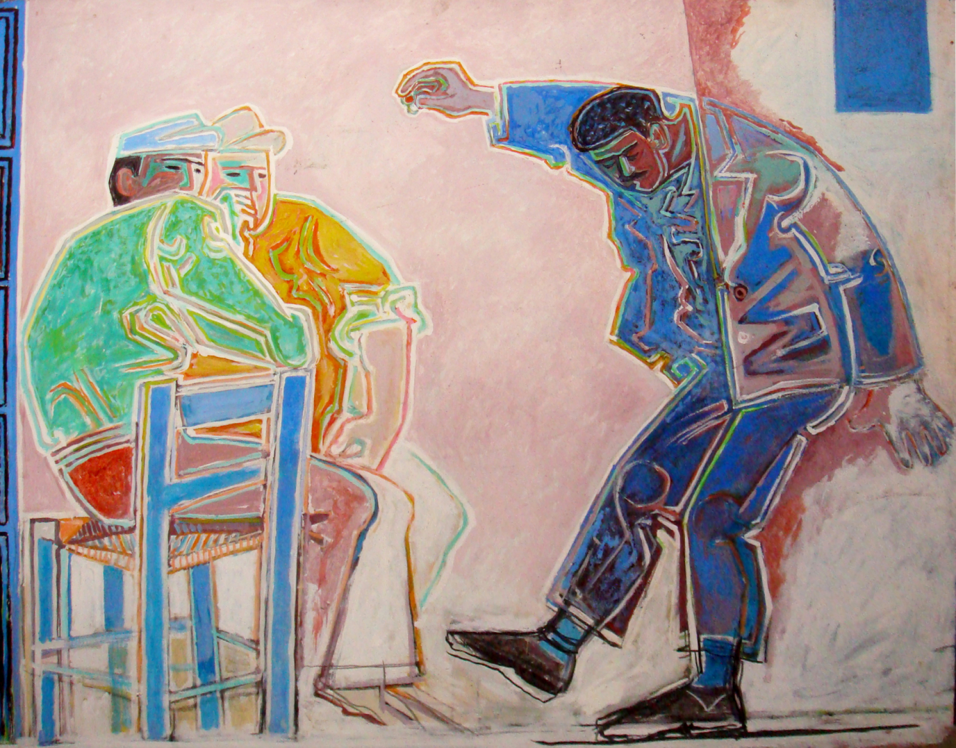 John Craxton, Άντρας που χορεύει σε ταβέρνα