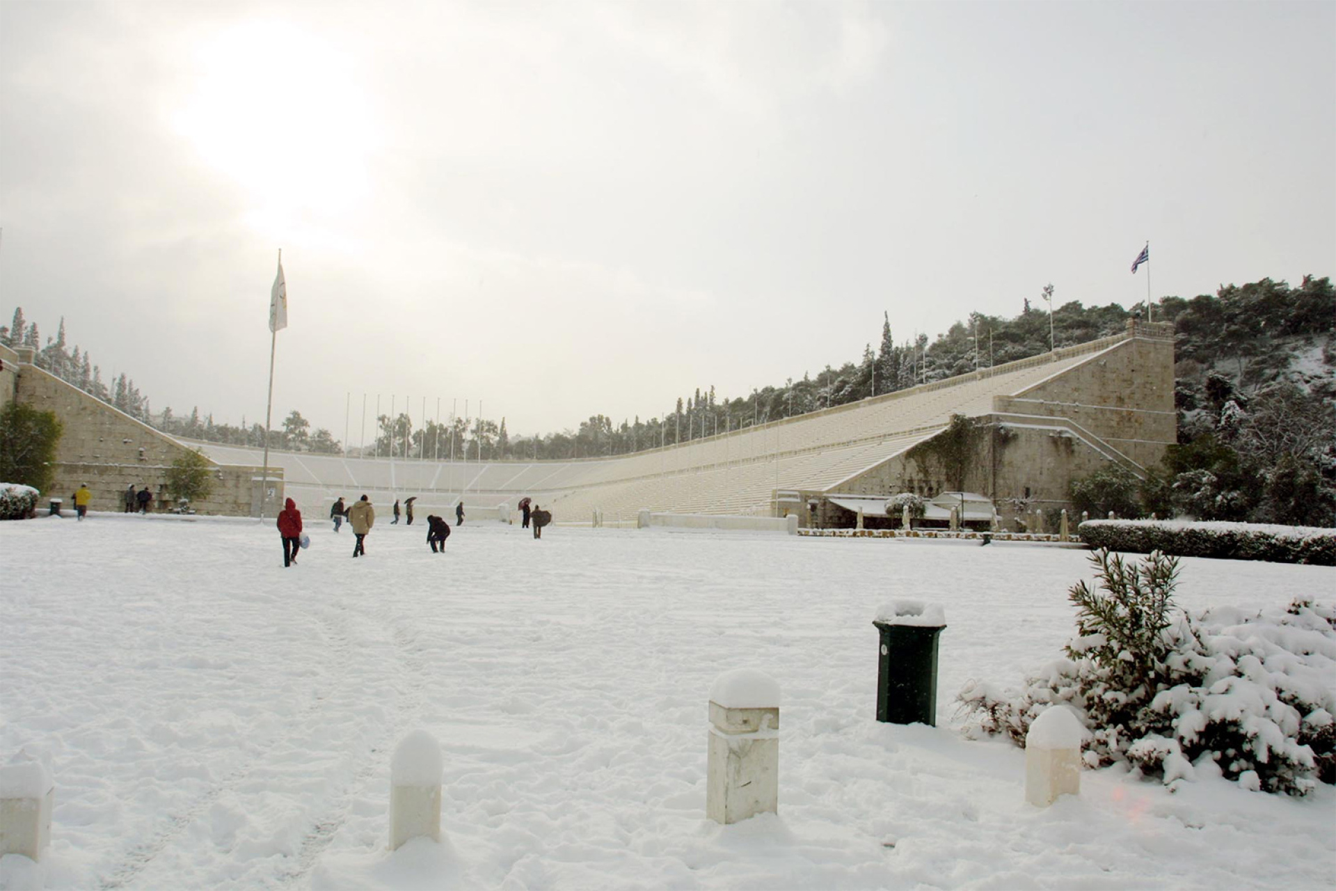 Ο χιονιάς του 2002 έντυσε στα λευκά την Αθήνα