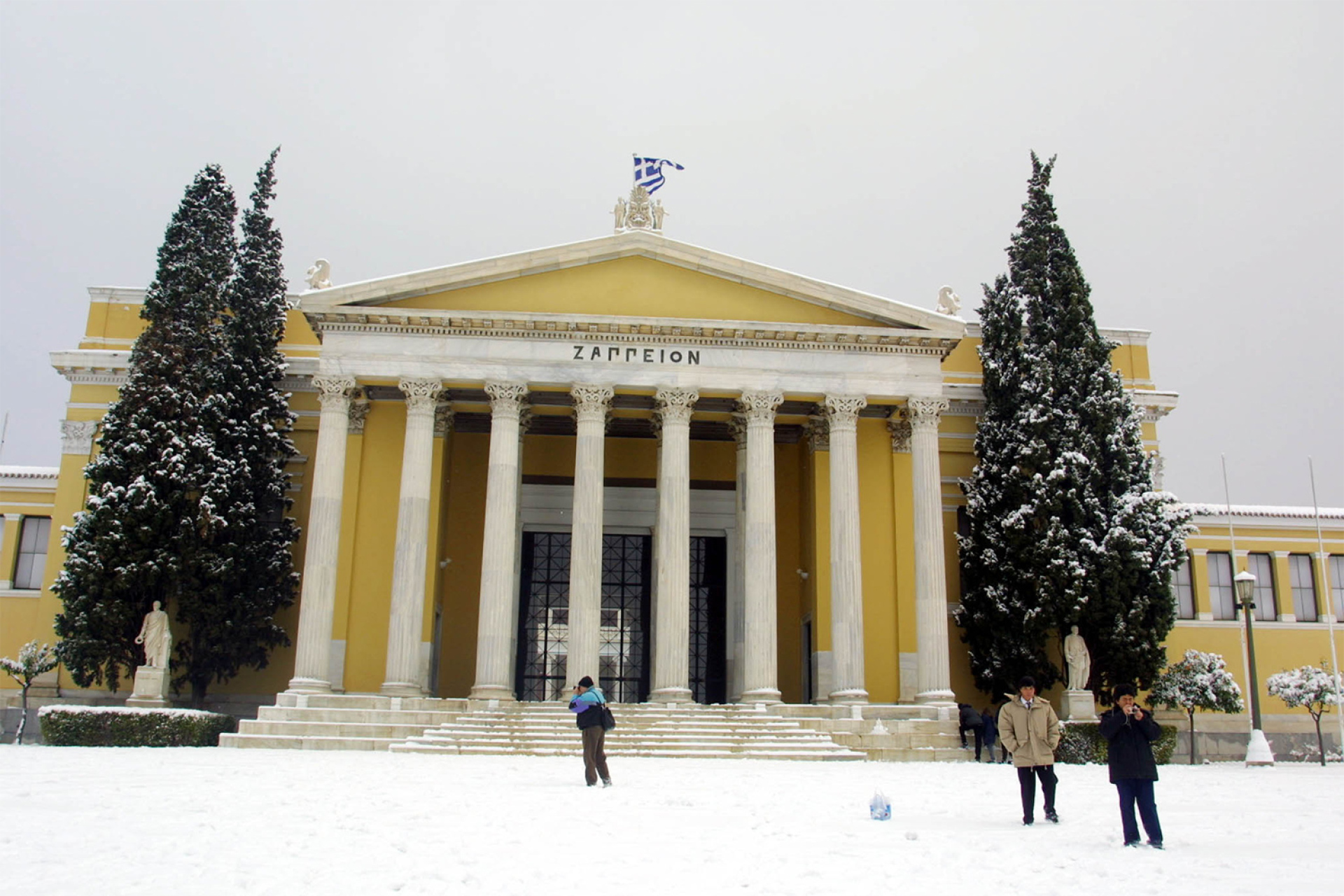 Ο χιονιάς του 2002 μεταμόρφωσε την πρωτεύουσα