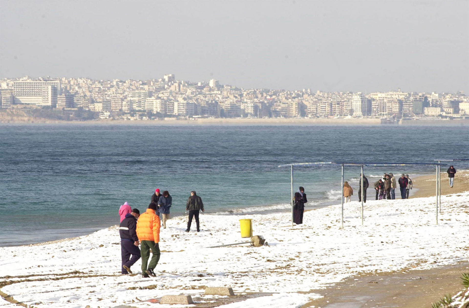 Τα χιόνια είχαν φτάσει μέχρι και το Φάληρο